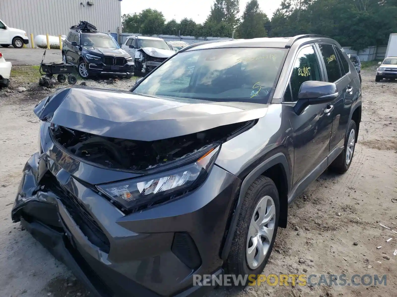 2 Photograph of a damaged car 2T3G1RFV0KC049170 TOYOTA RAV4 2019