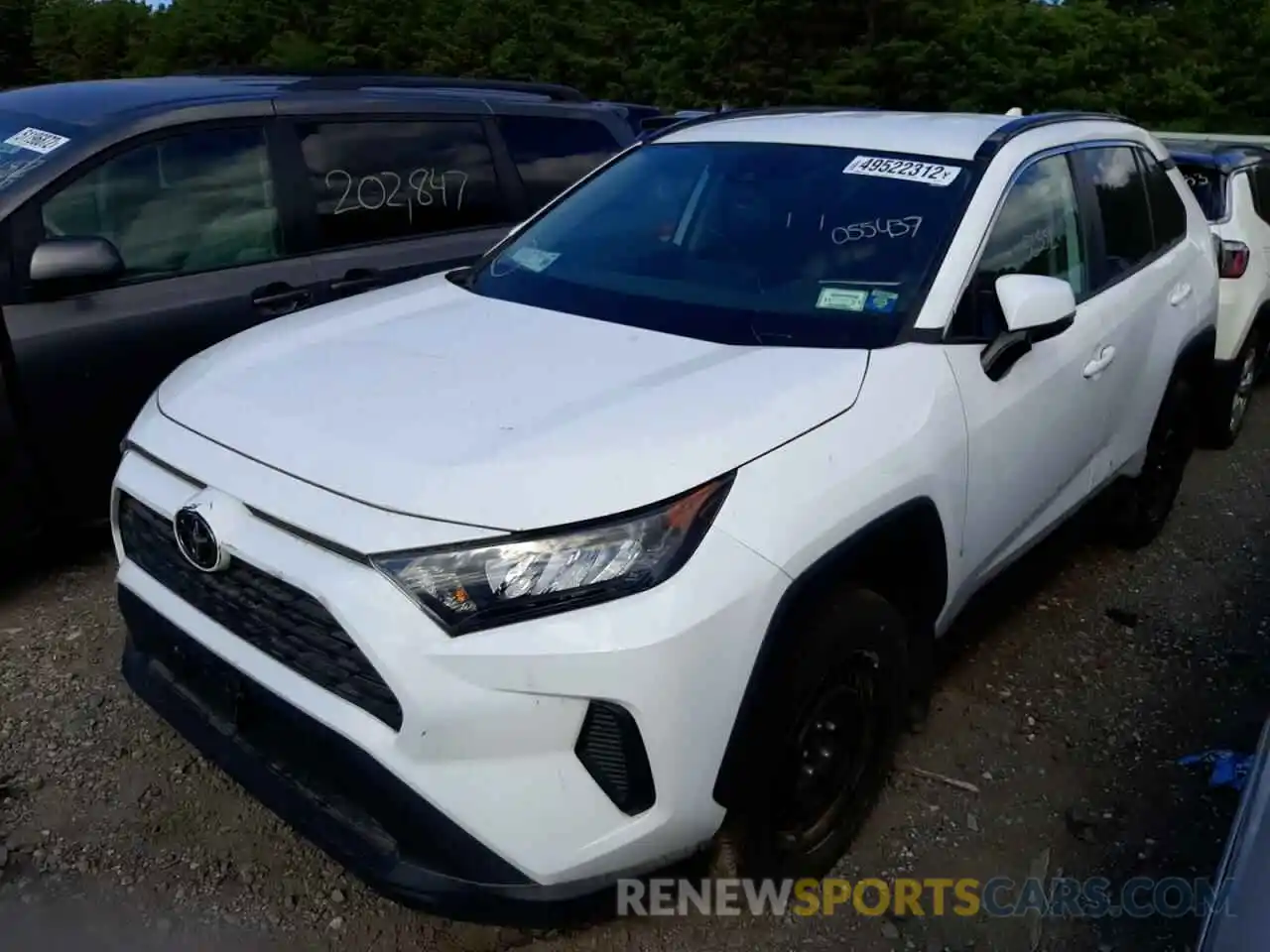 2 Фотография поврежденного автомобиля 2T3G1RFV0KC055437 TOYOTA RAV4 2019