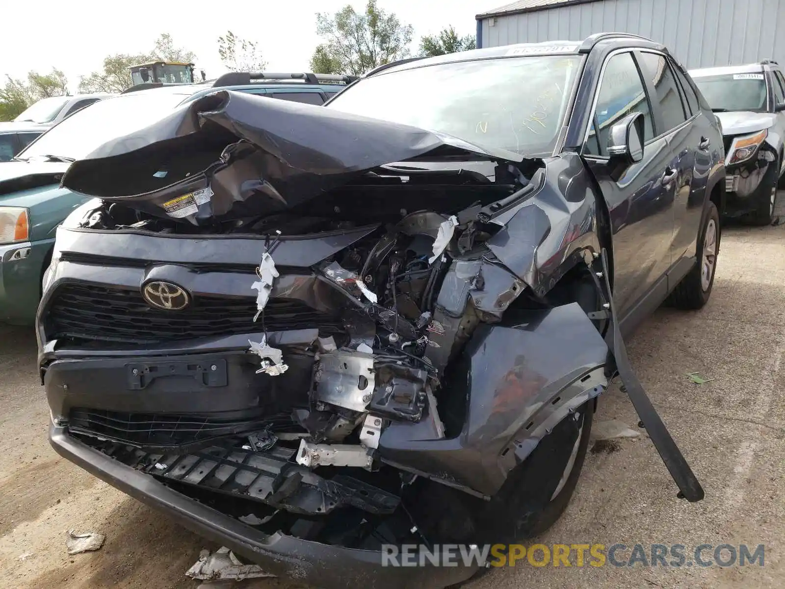 2 Photograph of a damaged car 2T3G1RFV0KW019441 TOYOTA RAV4 2019