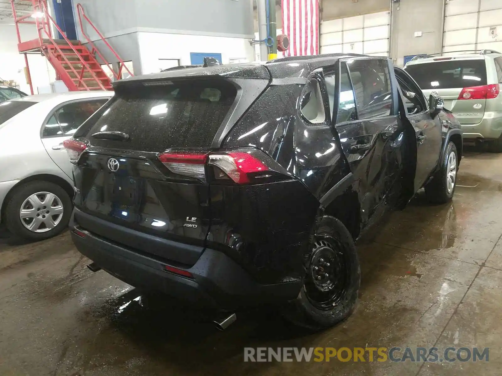 4 Photograph of a damaged car 2T3G1RFV0KW064153 TOYOTA RAV4 2019