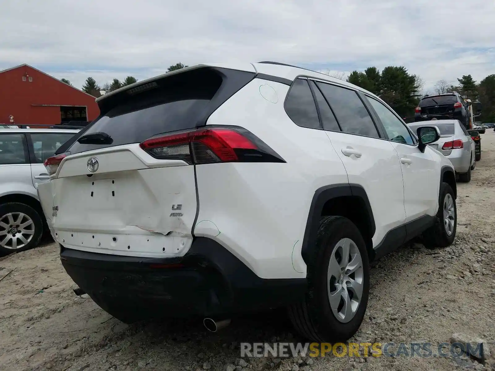 4 Фотография поврежденного автомобиля 2T3G1RFV1KC006179 TOYOTA RAV4 2019