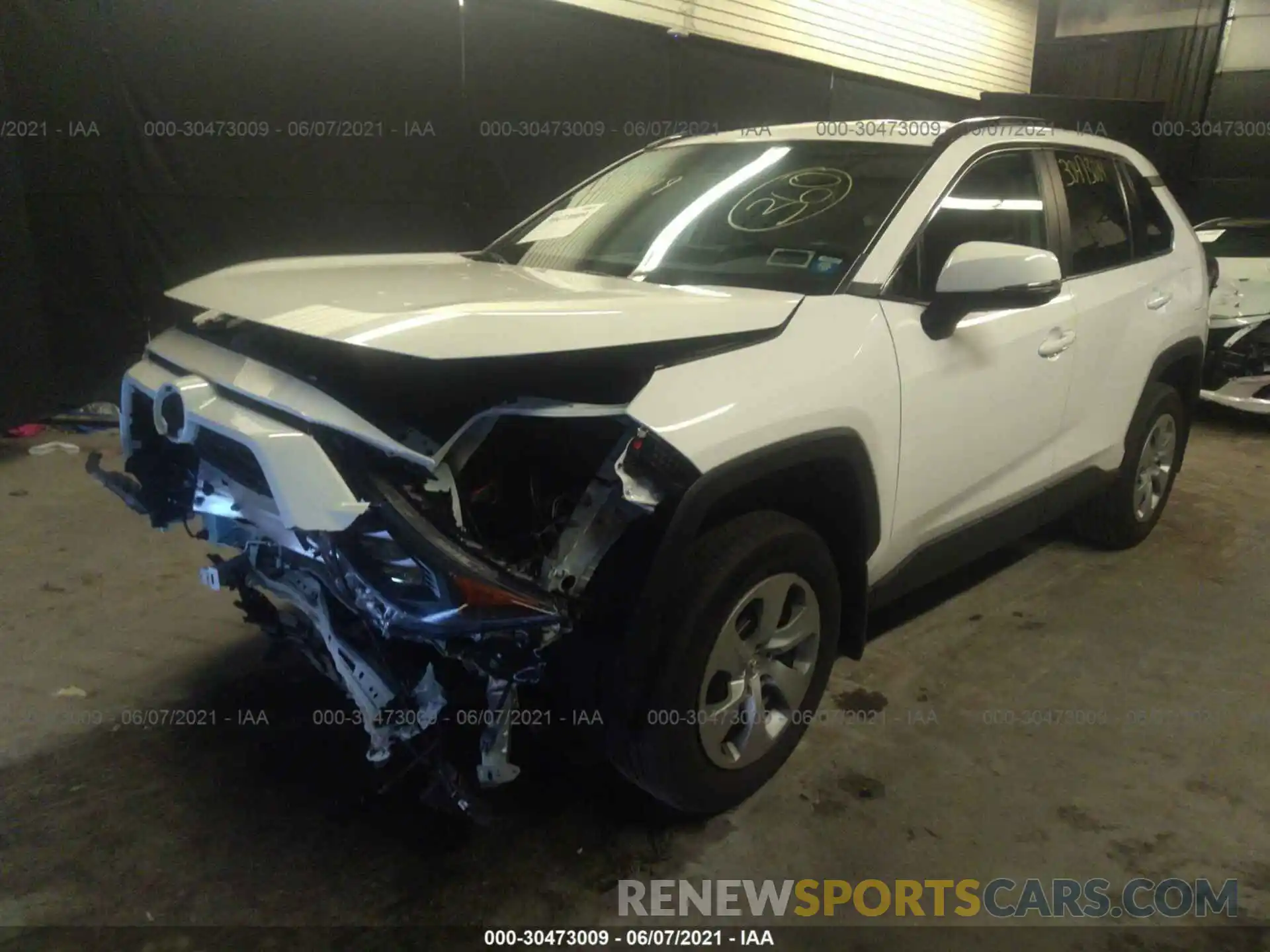 2 Photograph of a damaged car 2T3G1RFV1KC015707 TOYOTA RAV4 2019