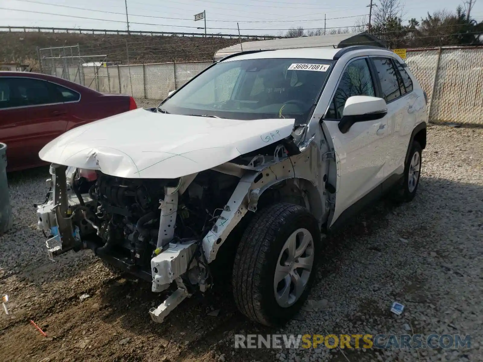 2 Photograph of a damaged car 2T3G1RFV1KC026027 TOYOTA RAV4 2019