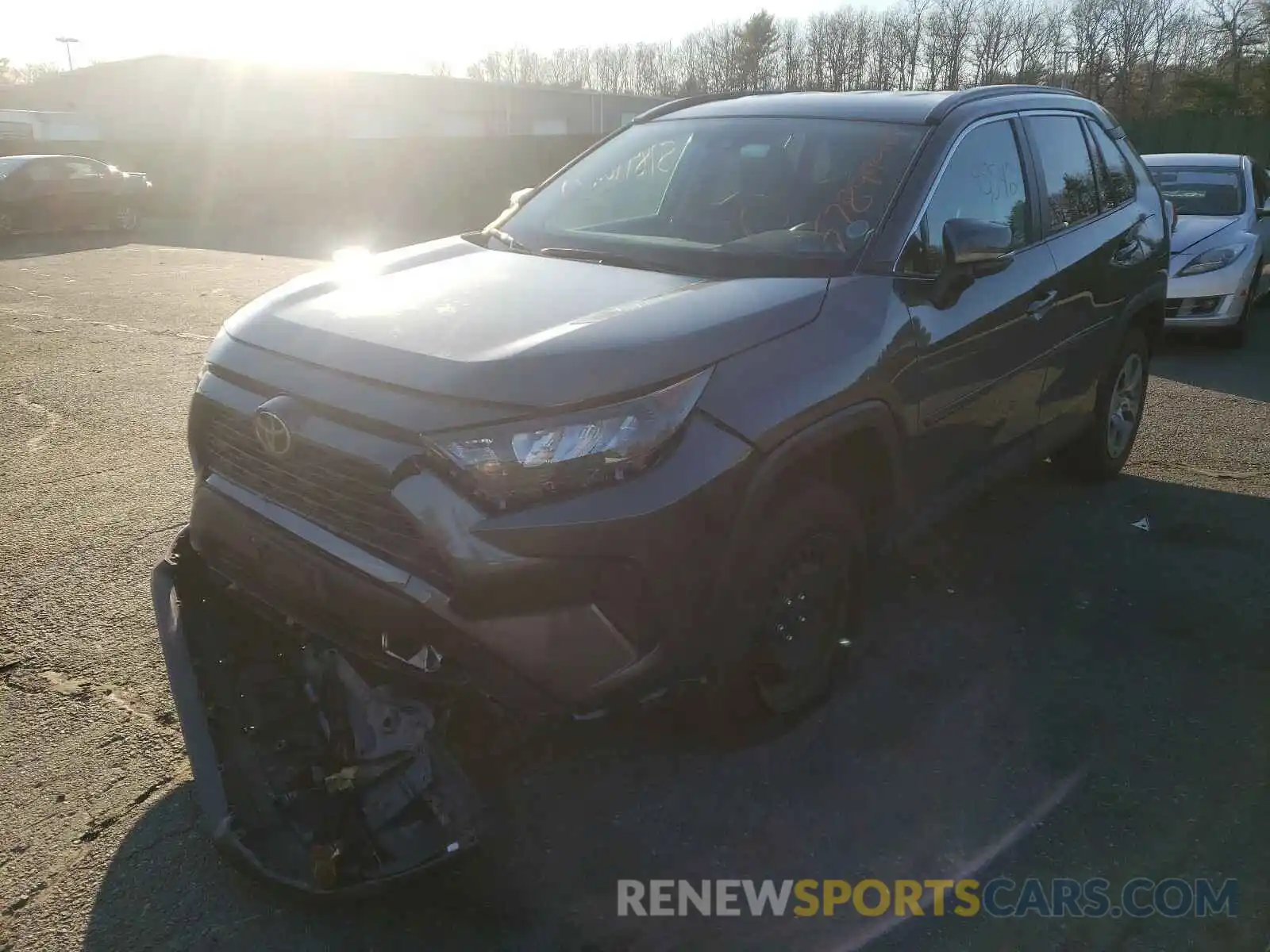 2 Photograph of a damaged car 2T3G1RFV1KC030367 TOYOTA RAV4 2019