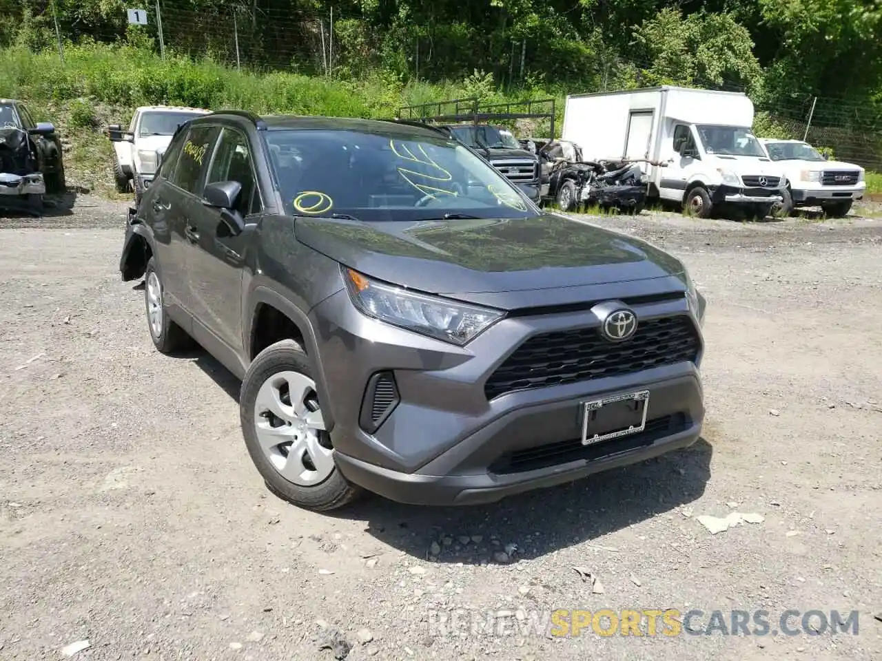 1 Photograph of a damaged car 2T3G1RFV1KC036718 TOYOTA RAV4 2019