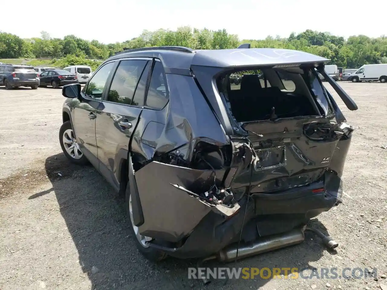 3 Photograph of a damaged car 2T3G1RFV1KC036718 TOYOTA RAV4 2019