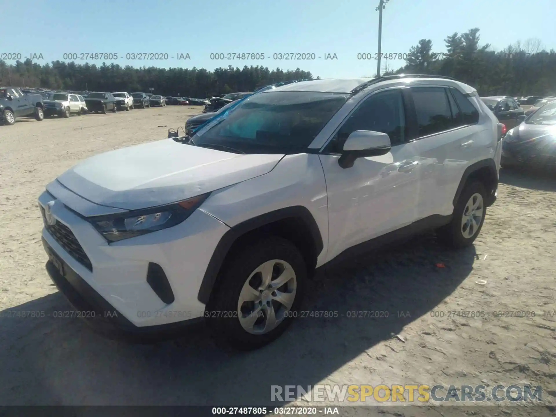 2 Фотография поврежденного автомобиля 2T3G1RFV1KC047668 TOYOTA RAV4 2019