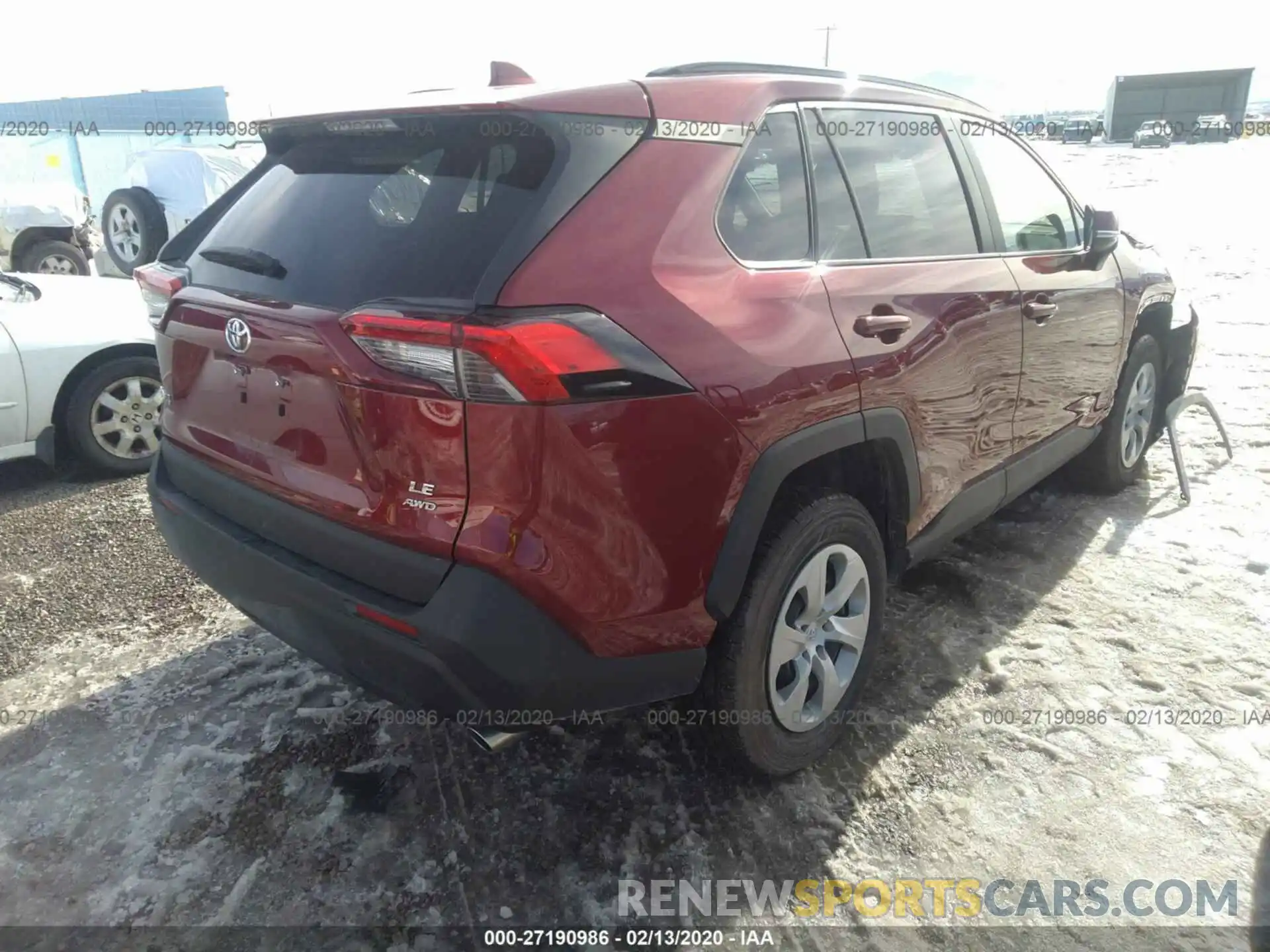 4 Photograph of a damaged car 2T3G1RFV1KC048738 TOYOTA RAV4 2019