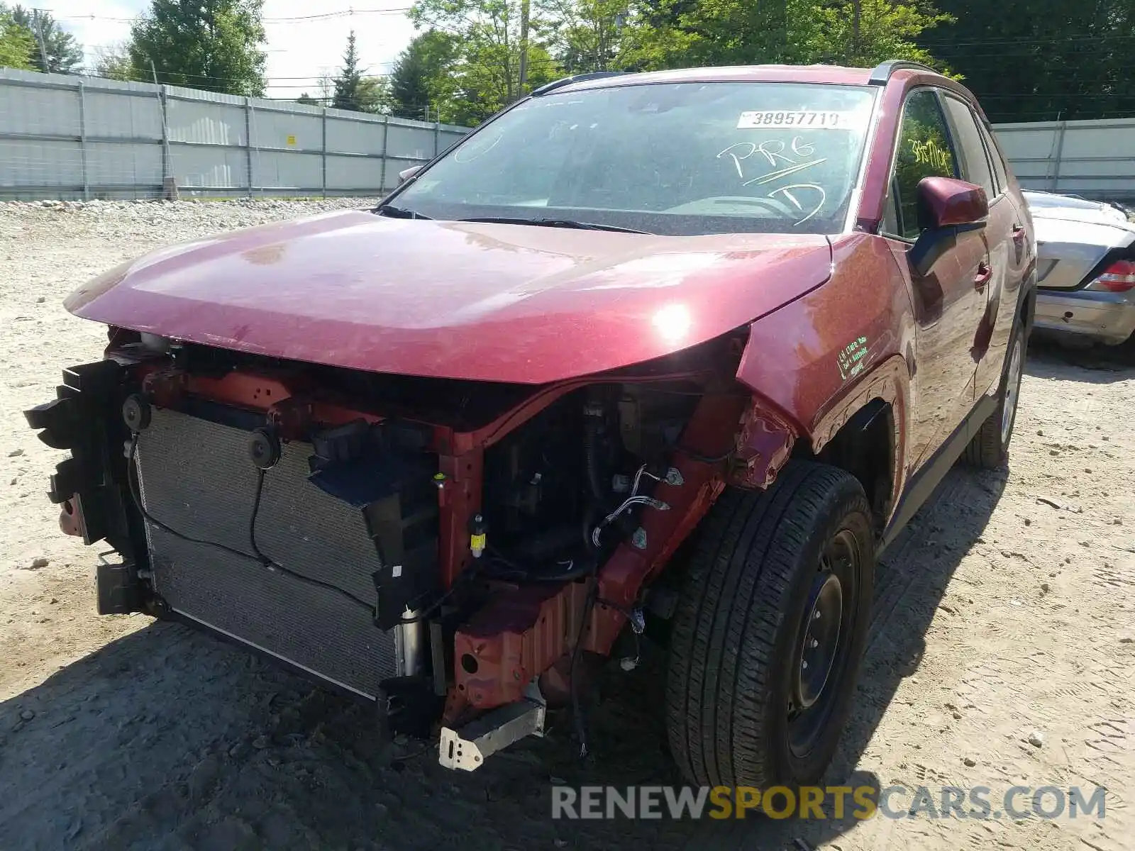 2 Photograph of a damaged car 2T3G1RFV1KW058782 TOYOTA RAV4 2019