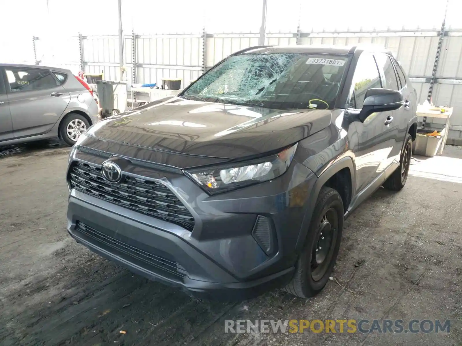 2 Photograph of a damaged car 2T3G1RFV1KW075453 TOYOTA RAV4 2019