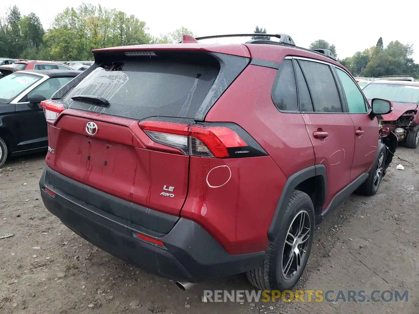 4 Photograph of a damaged car 2T3G1RFV1KW079180 TOYOTA RAV4 2019