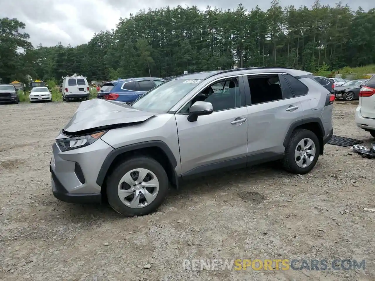 1 Photograph of a damaged car 2T3G1RFV2KC003744 TOYOTA RAV4 2019