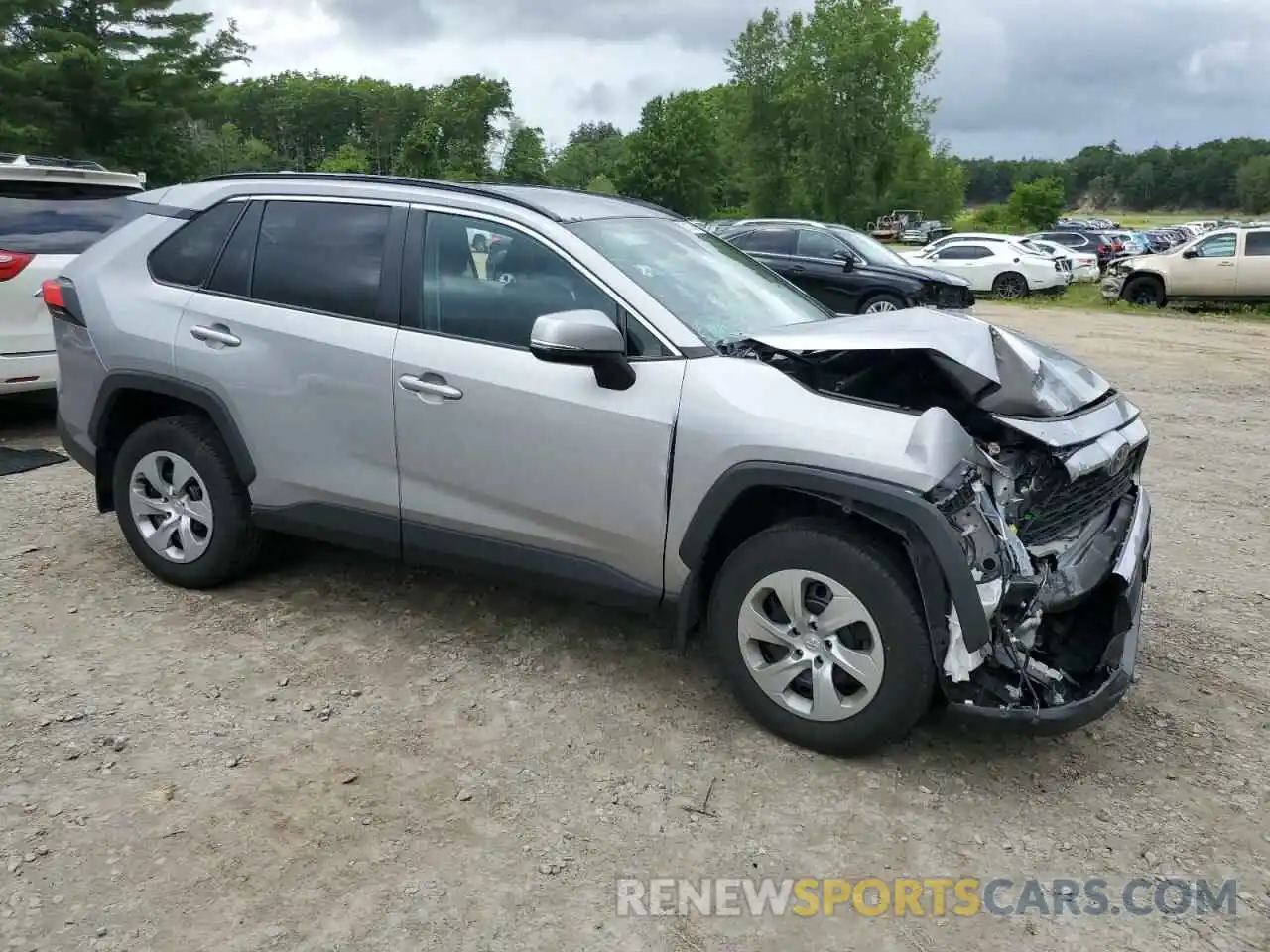 4 Photograph of a damaged car 2T3G1RFV2KC003744 TOYOTA RAV4 2019