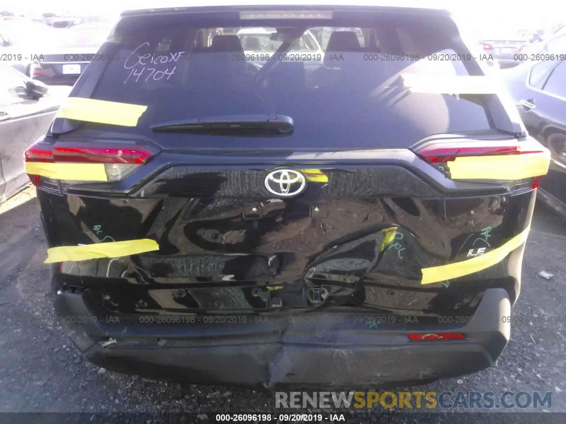 6 Photograph of a damaged car 2T3G1RFV2KC003792 TOYOTA RAV4 2019