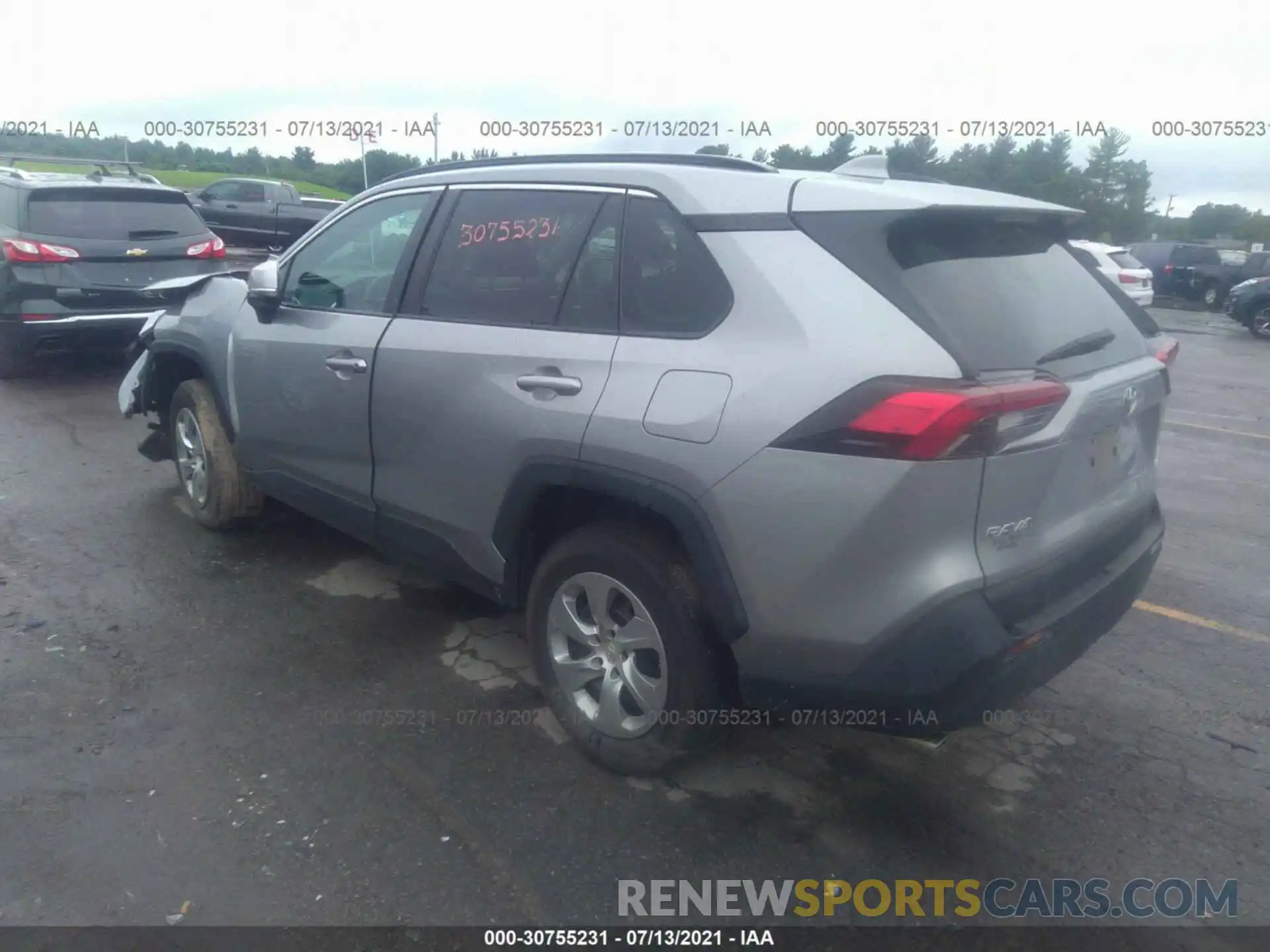 3 Photograph of a damaged car 2T3G1RFV2KC004988 TOYOTA RAV4 2019