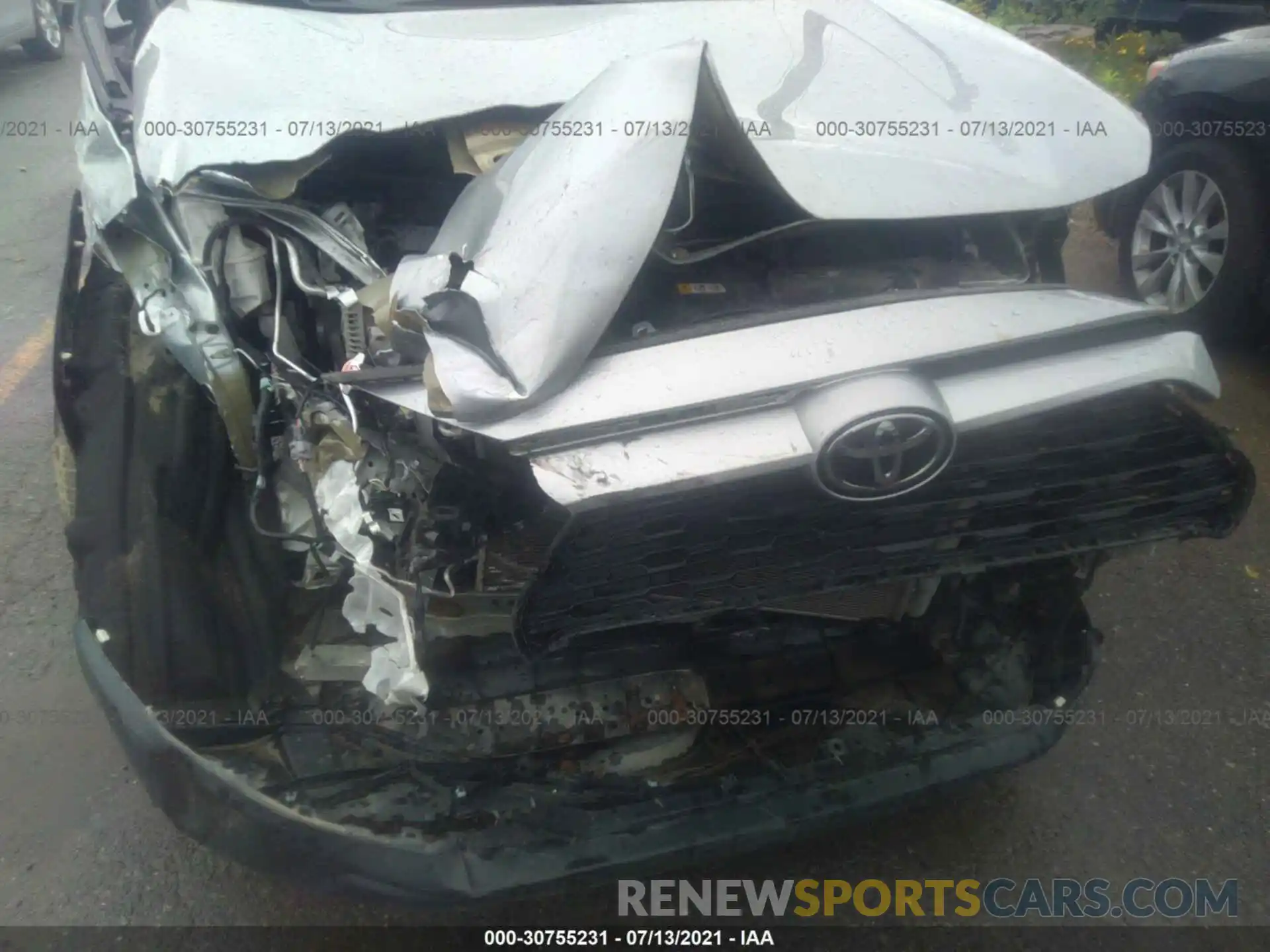 6 Photograph of a damaged car 2T3G1RFV2KC004988 TOYOTA RAV4 2019