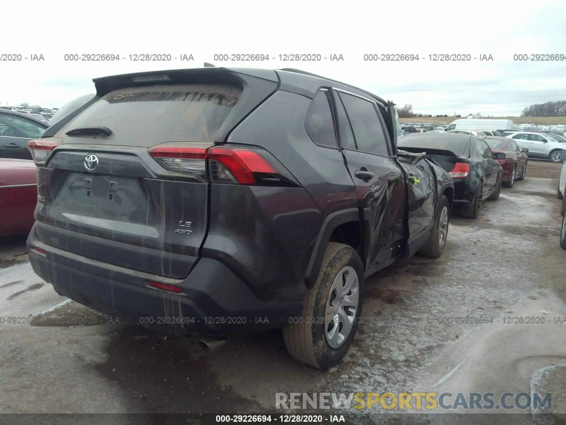 4 Photograph of a damaged car 2T3G1RFV2KC020981 TOYOTA RAV4 2019