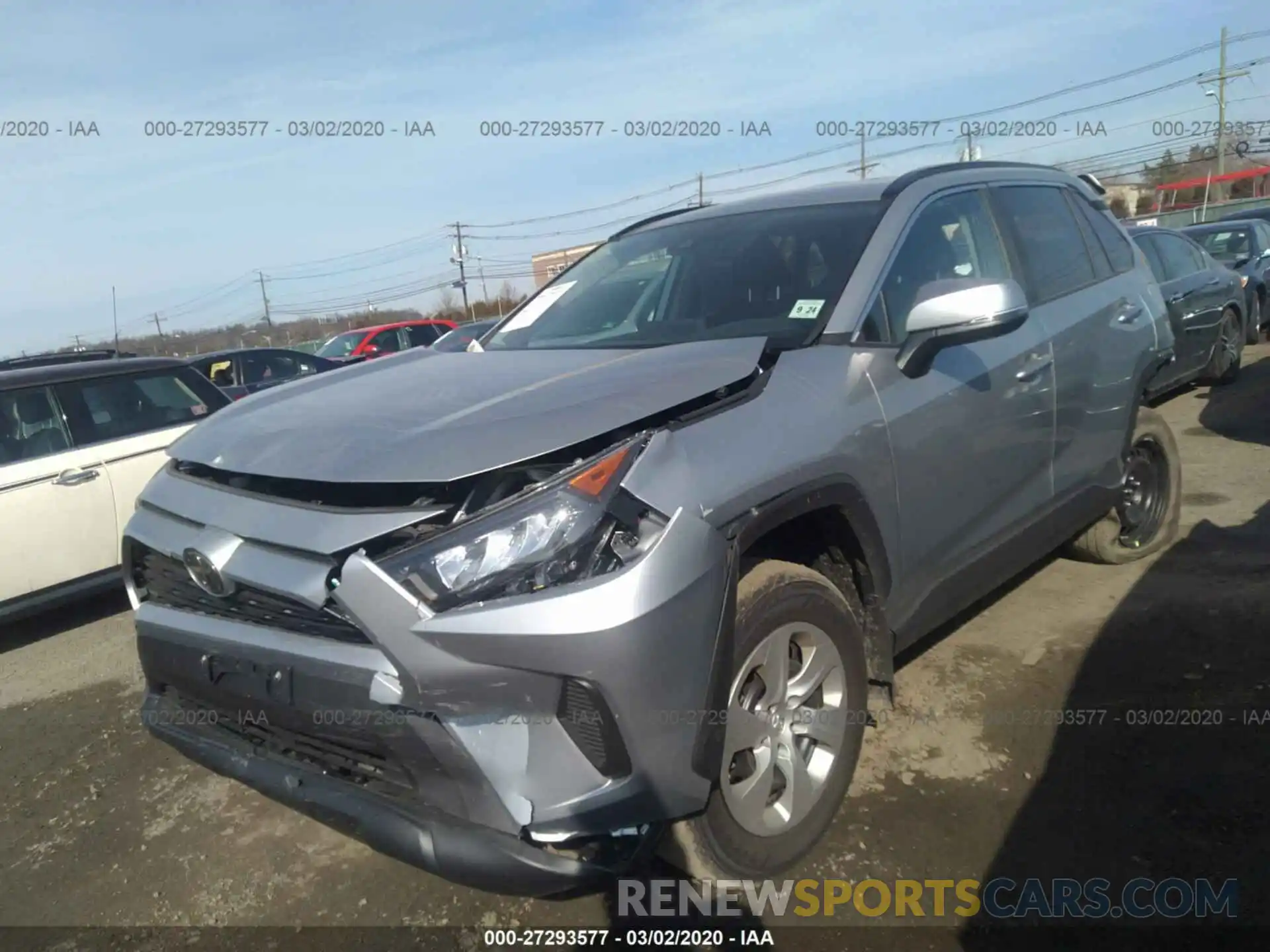 2 Фотография поврежденного автомобиля 2T3G1RFV2KC043175 TOYOTA RAV4 2019