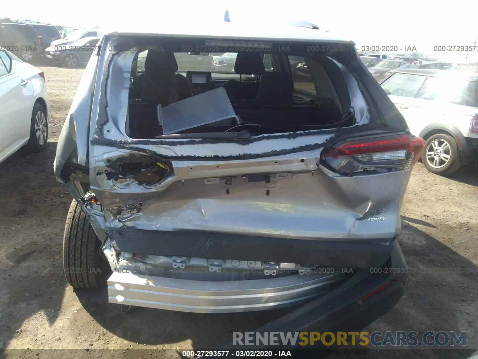 6 Photograph of a damaged car 2T3G1RFV2KC043175 TOYOTA RAV4 2019