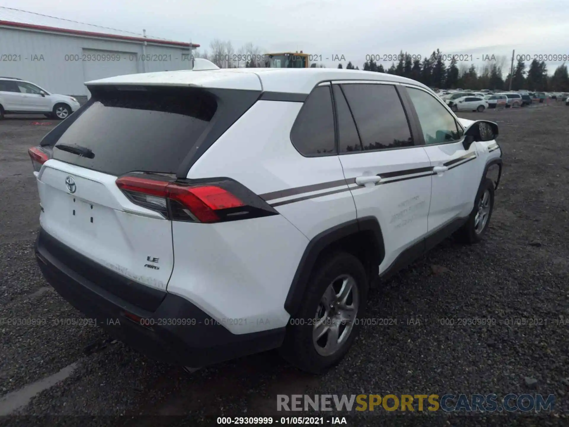 4 Photograph of a damaged car 2T3G1RFV2KC047212 TOYOTA RAV4 2019