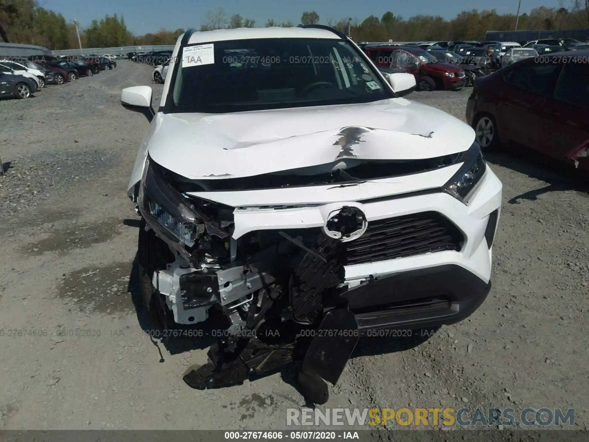 6 Photograph of a damaged car 2T3G1RFV2KC048201 TOYOTA RAV4 2019