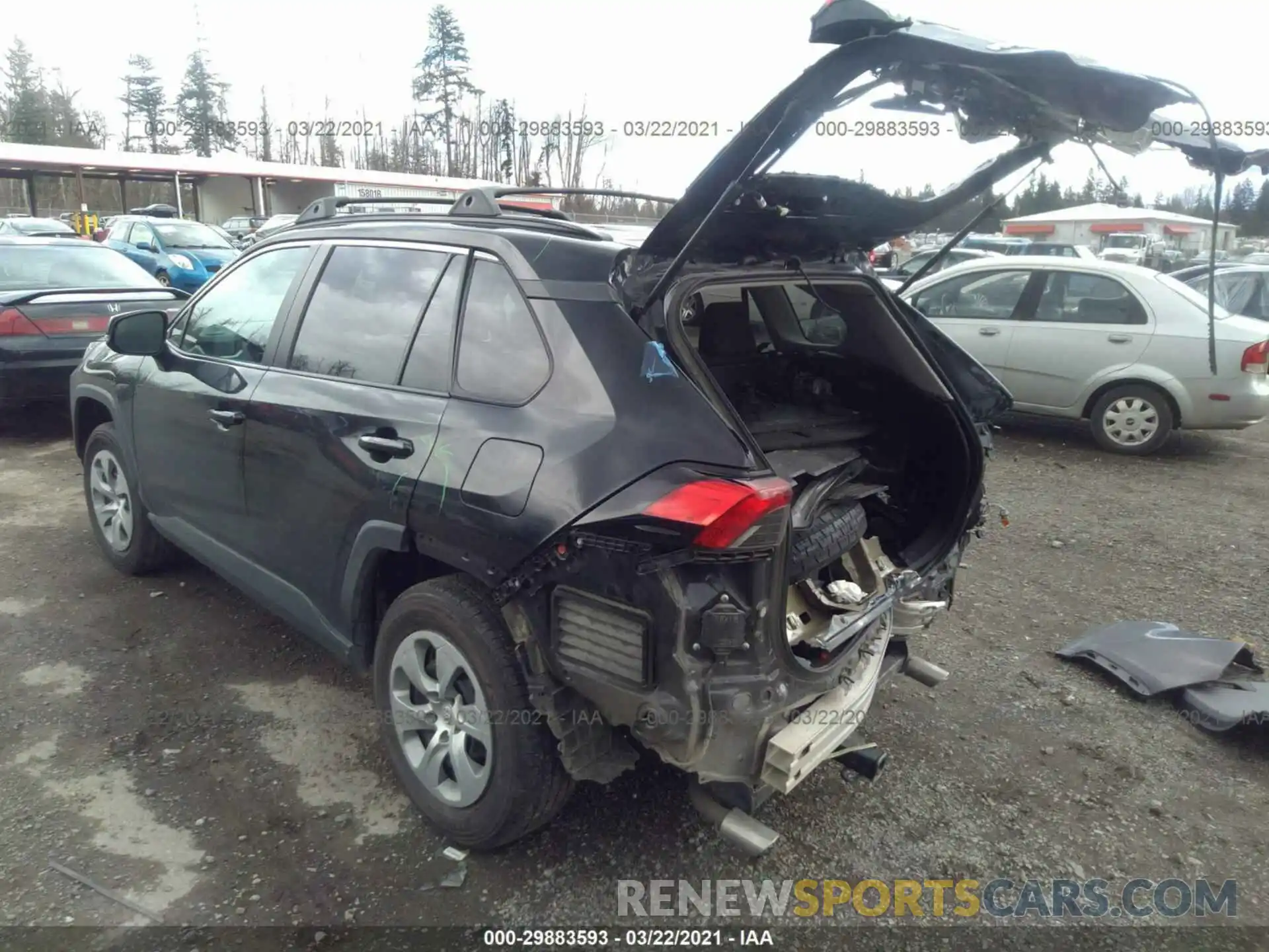 3 Photograph of a damaged car 2T3G1RFV2KC048392 TOYOTA RAV4 2019