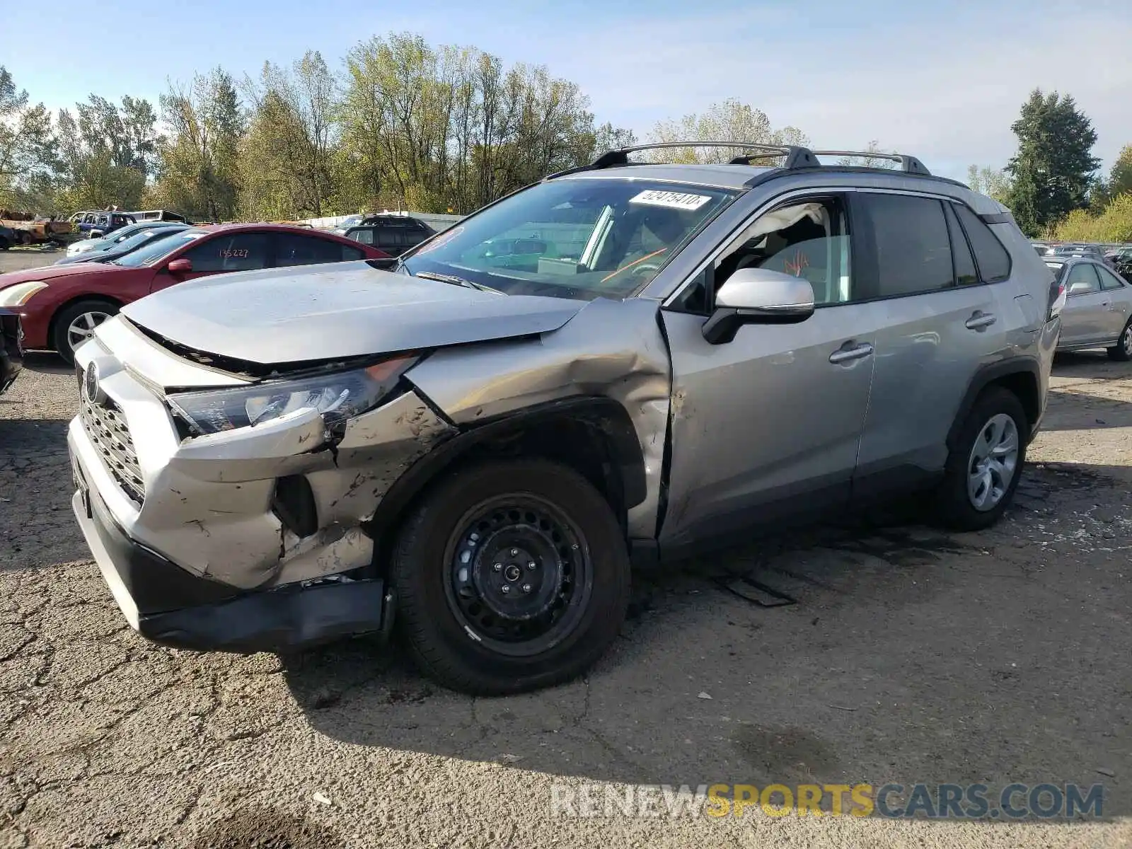 2 Photograph of a damaged car 2T3G1RFV2KC050272 TOYOTA RAV4 2019