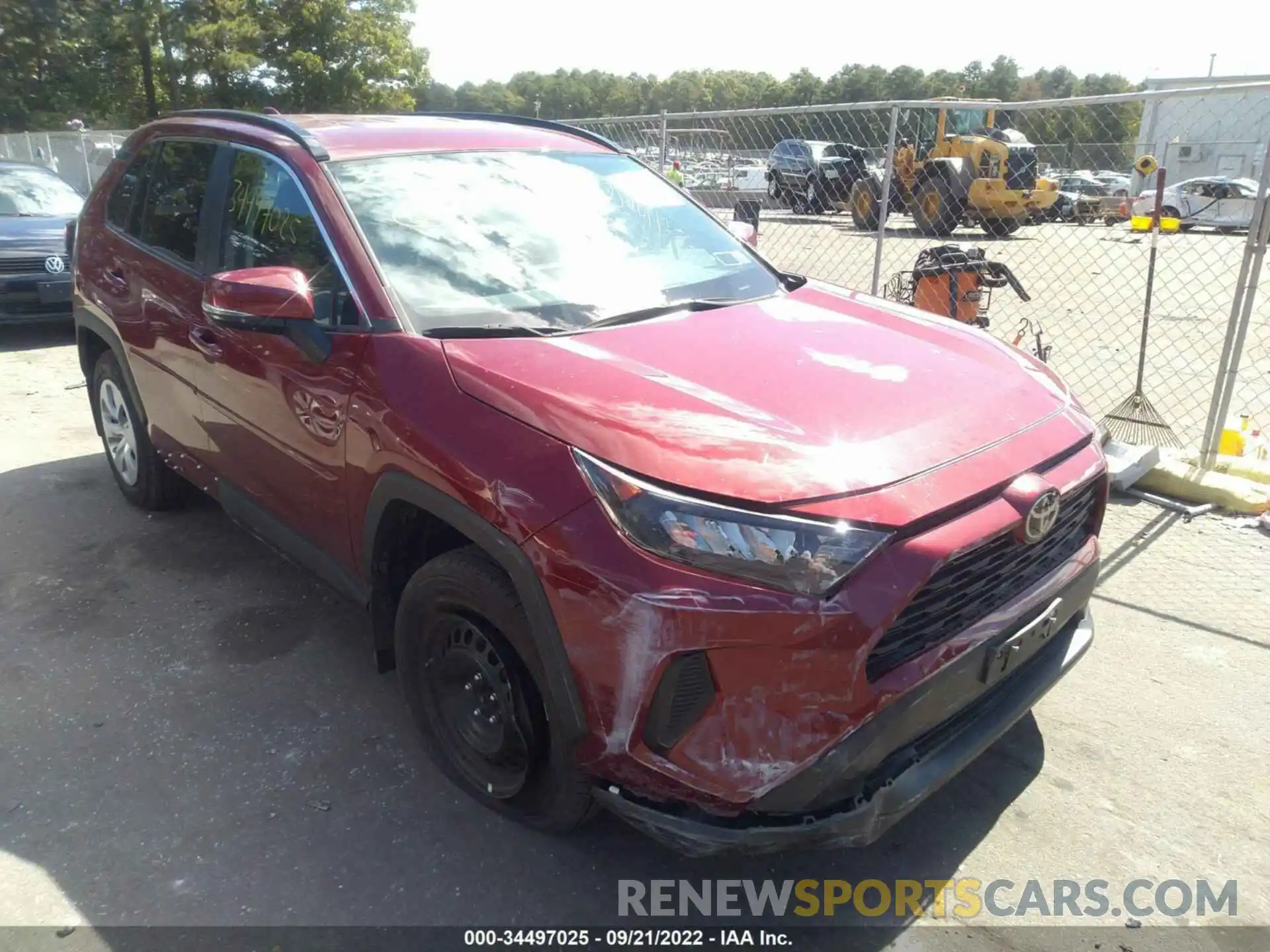 1 Photograph of a damaged car 2T3G1RFV2KC051776 TOYOTA RAV4 2019