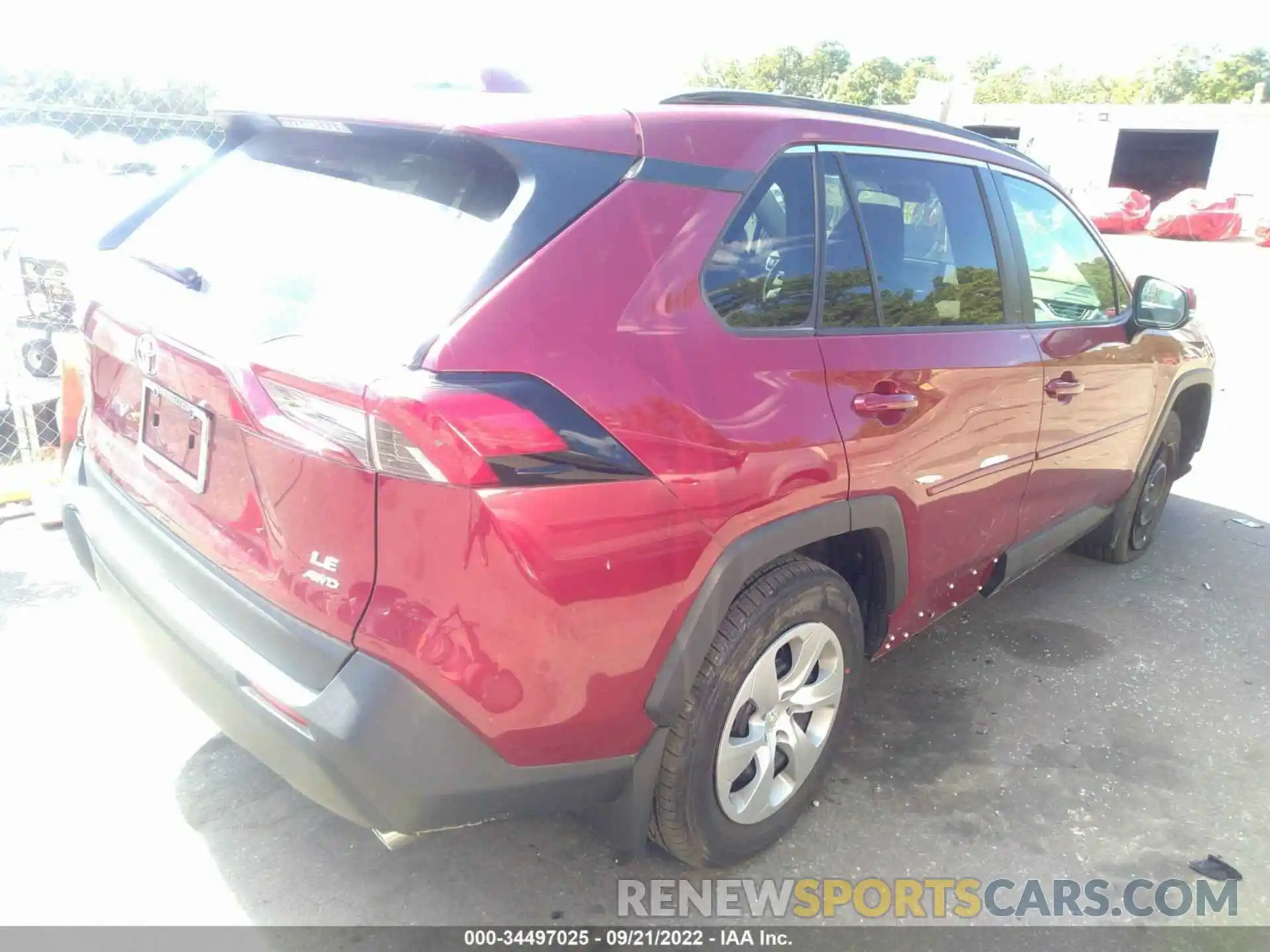 4 Photograph of a damaged car 2T3G1RFV2KC051776 TOYOTA RAV4 2019