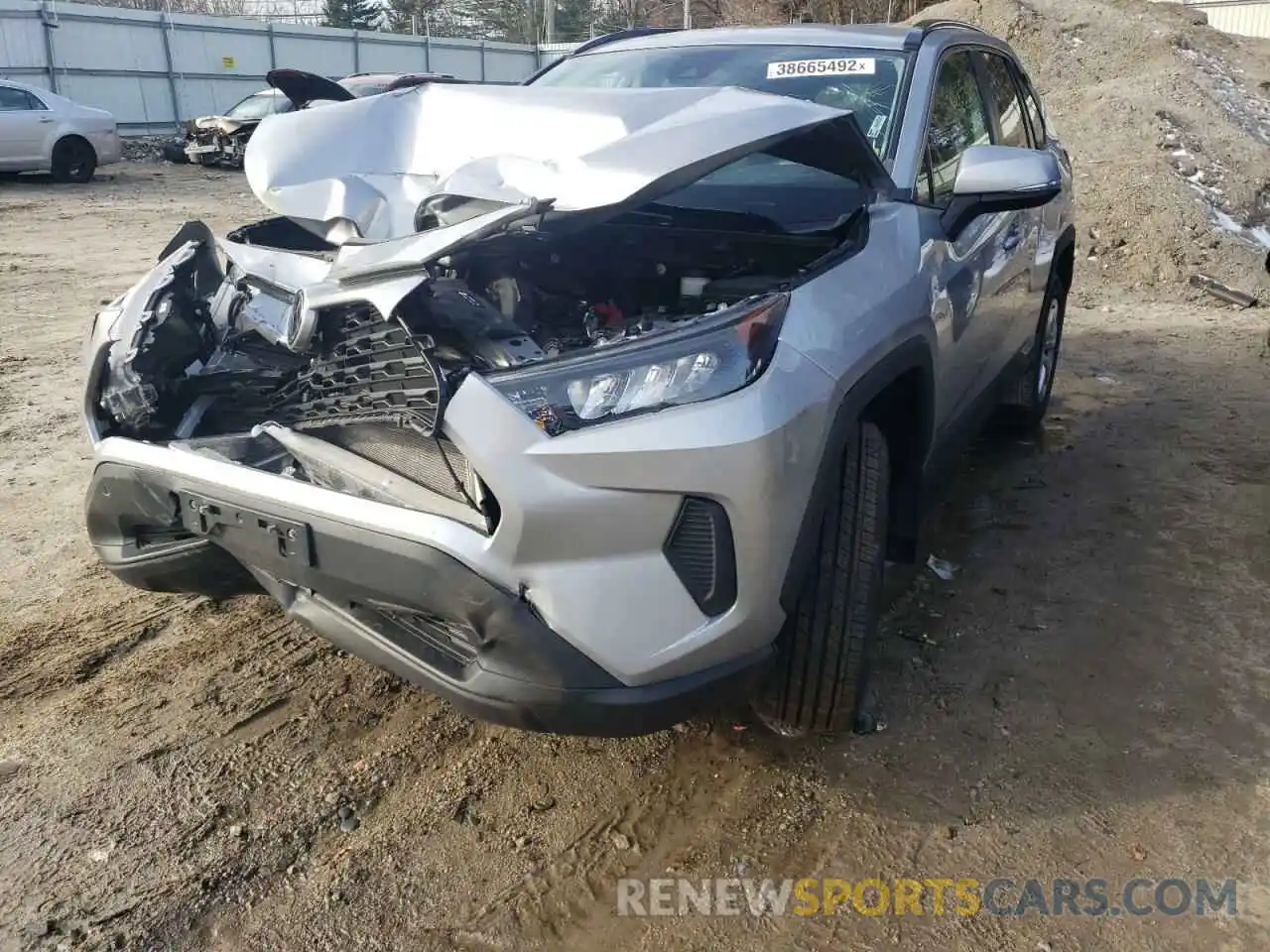 2 Photograph of a damaged car 2T3G1RFV2KW011440 TOYOTA RAV4 2019