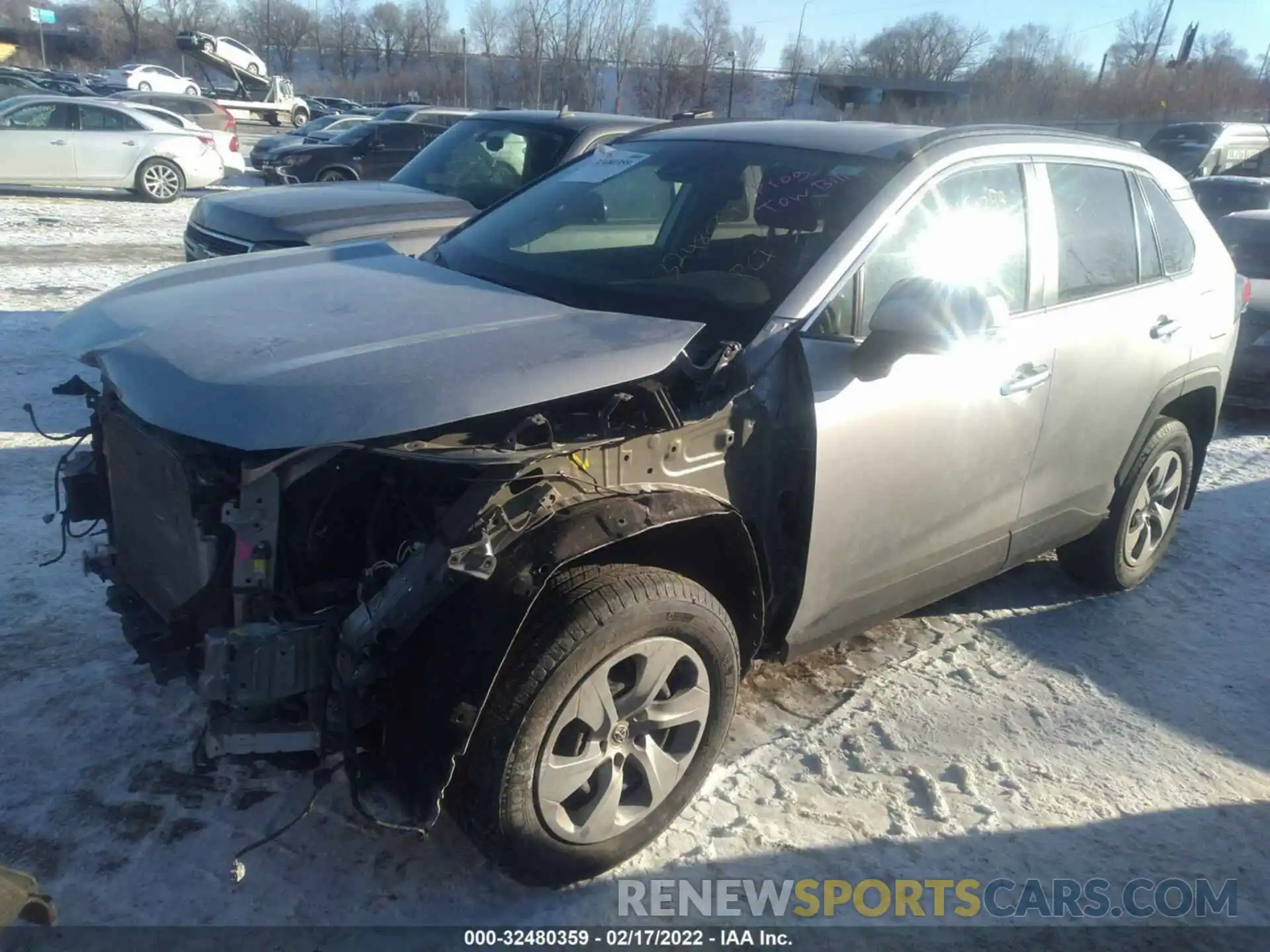 2 Photograph of a damaged car 2T3G1RFV2KW013060 TOYOTA RAV4 2019