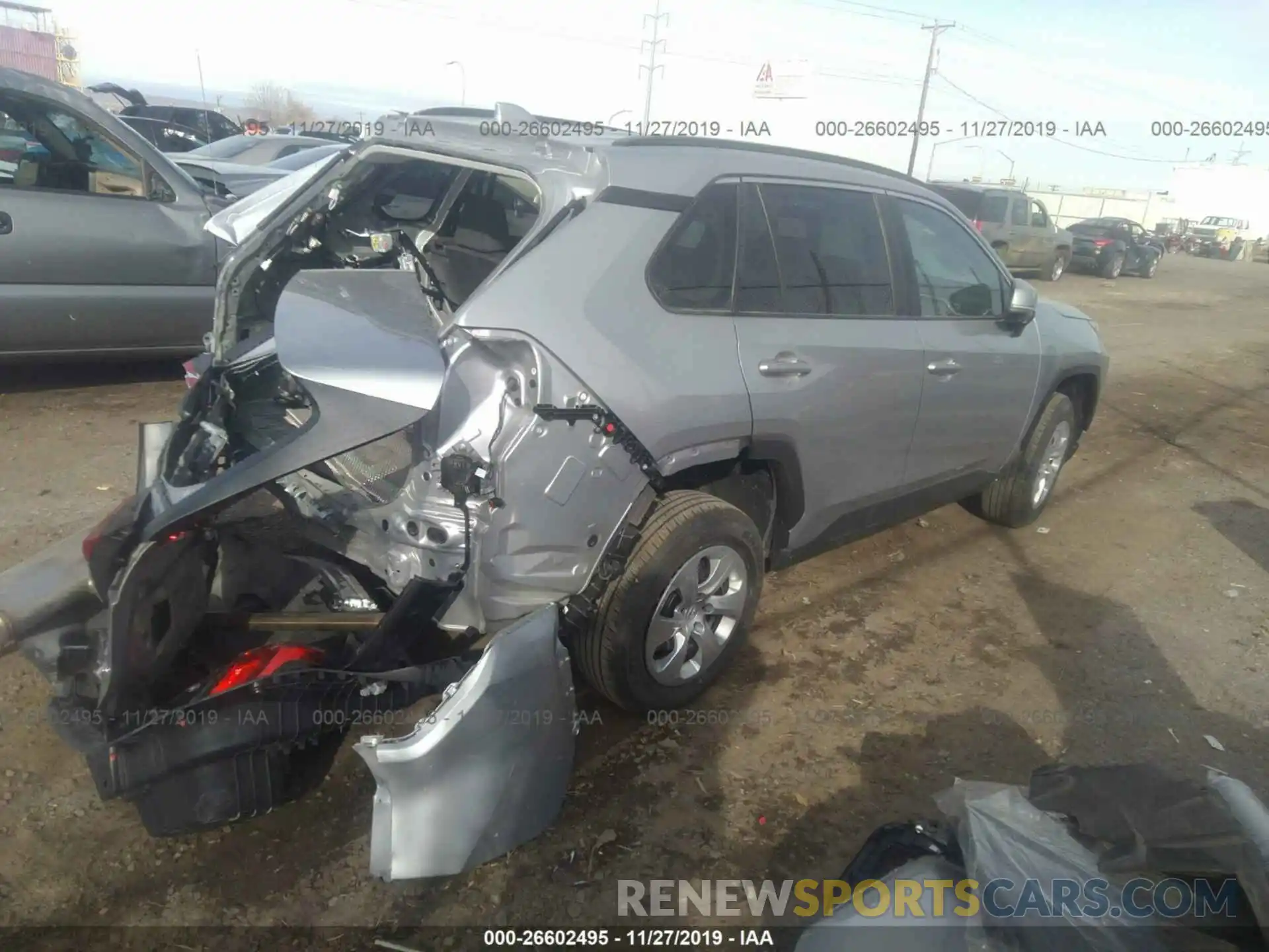 4 Photograph of a damaged car 2T3G1RFV2KW061545 TOYOTA RAV4 2019