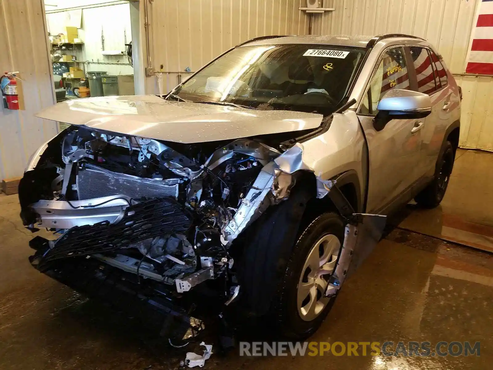 2 Photograph of a damaged car 2T3G1RFV2KW078099 TOYOTA RAV4 2019