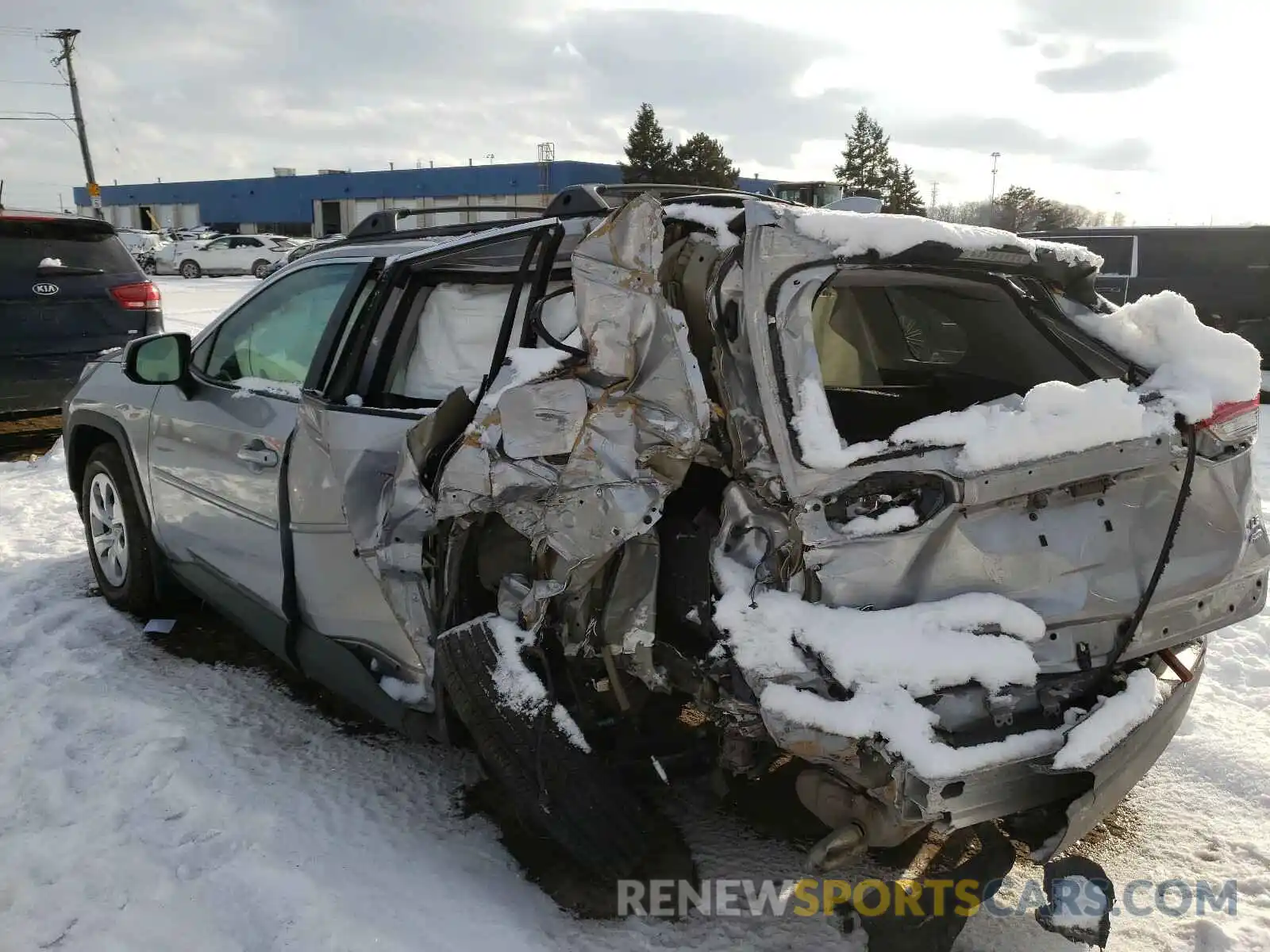 3 Photograph of a damaged car 2T3G1RFV3KC002697 TOYOTA RAV4 2019