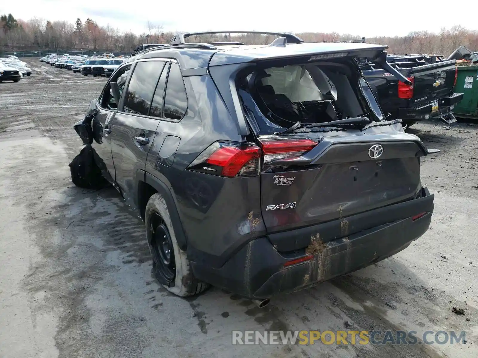 3 Фотография поврежденного автомобиля 2T3G1RFV3KC007219 TOYOTA RAV4 2019