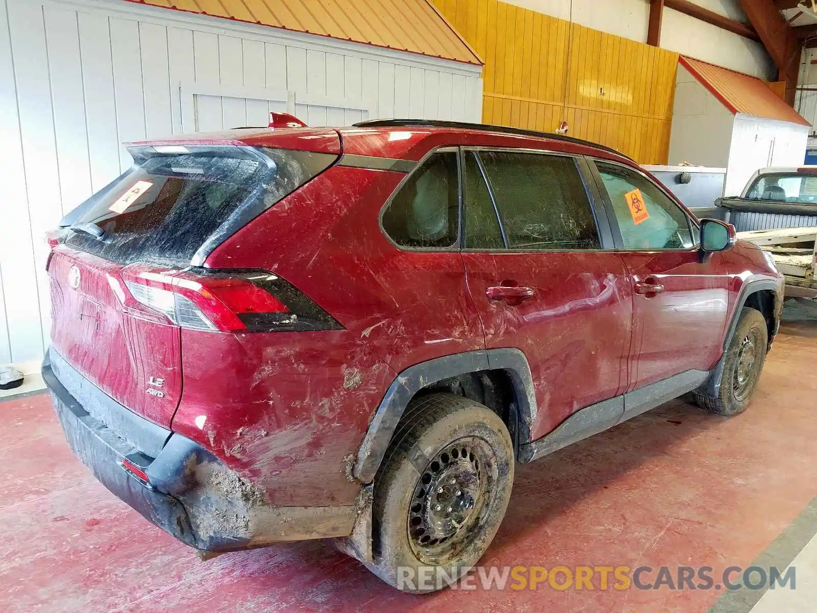 4 Photograph of a damaged car 2T3G1RFV3KC013165 TOYOTA RAV4 2019