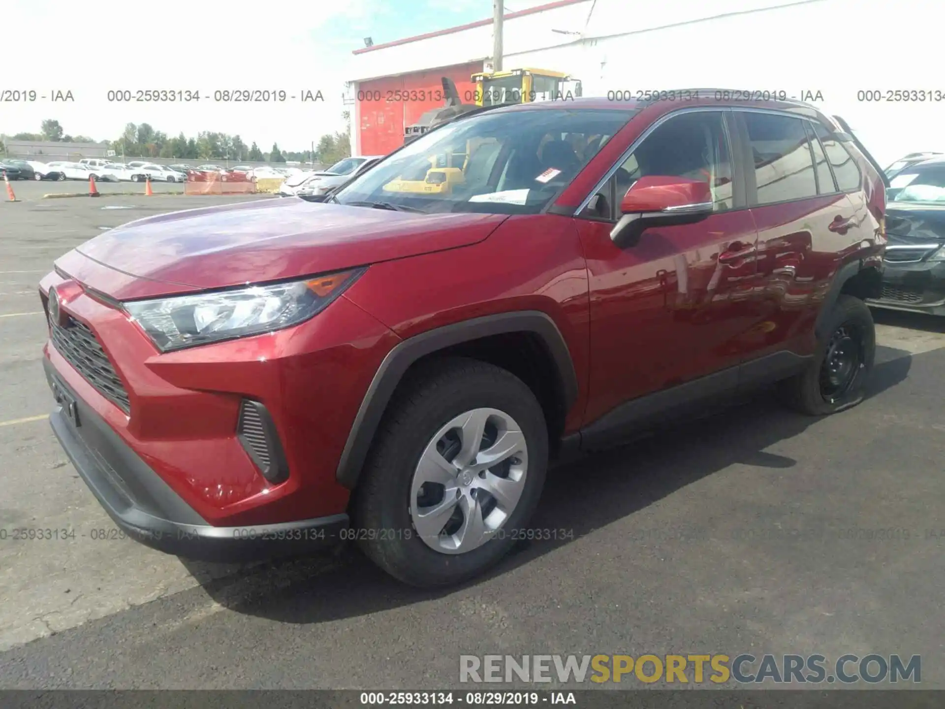 2 Photograph of a damaged car 2T3G1RFV3KC026403 TOYOTA RAV4 2019