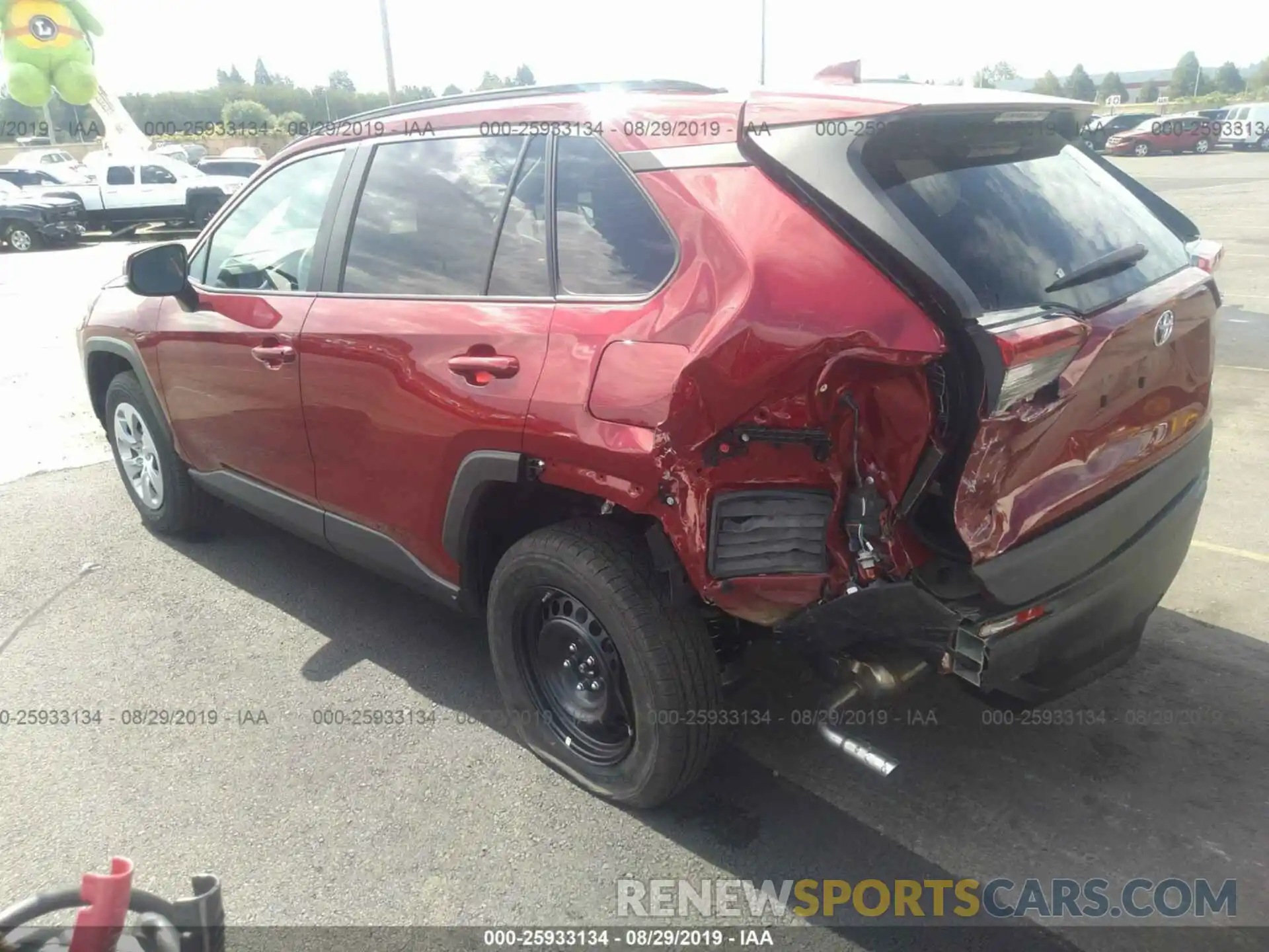 3 Photograph of a damaged car 2T3G1RFV3KC026403 TOYOTA RAV4 2019