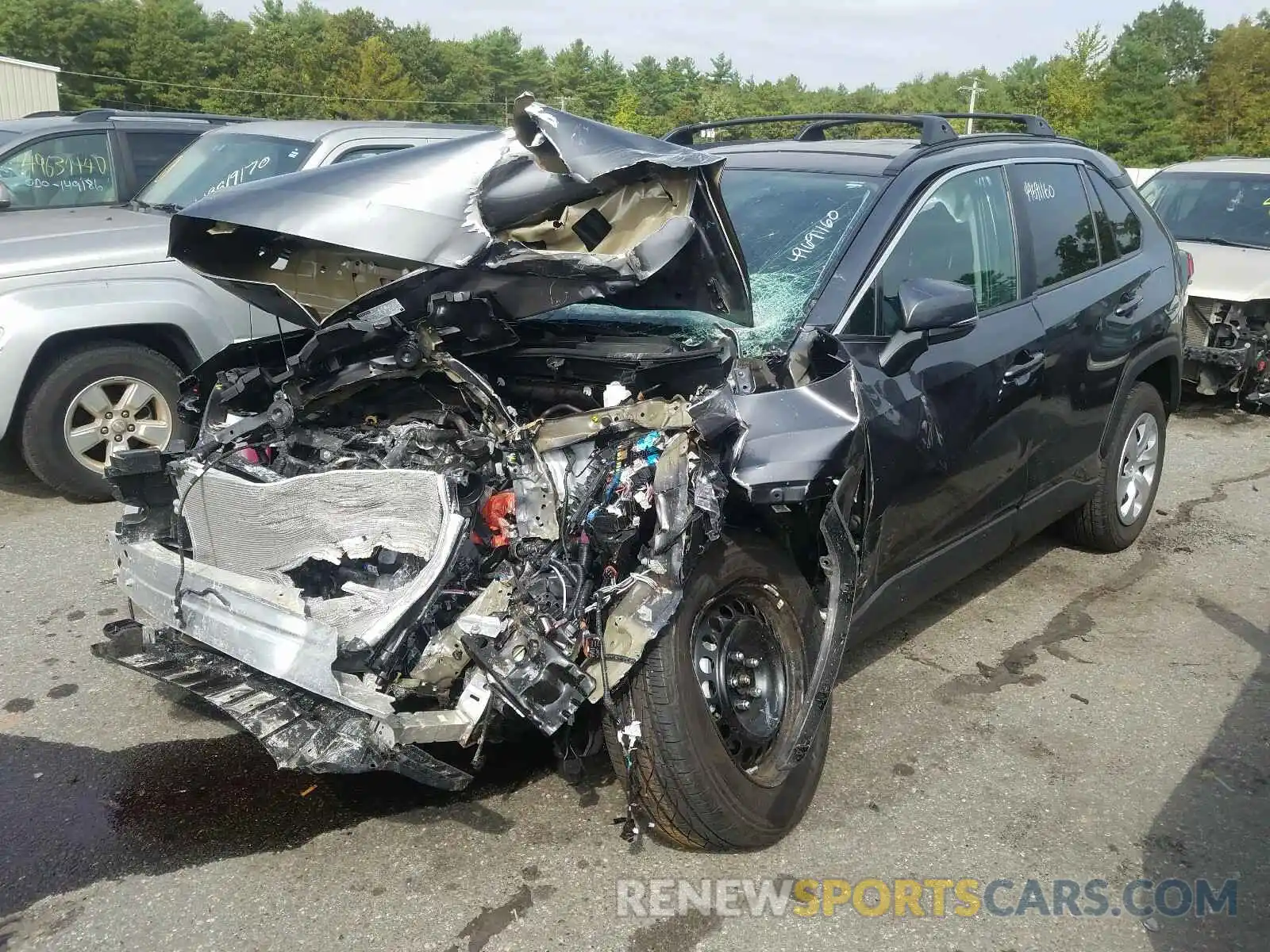 2 Фотография поврежденного автомобиля 2T3G1RFV3KC036705 TOYOTA RAV4 2019
