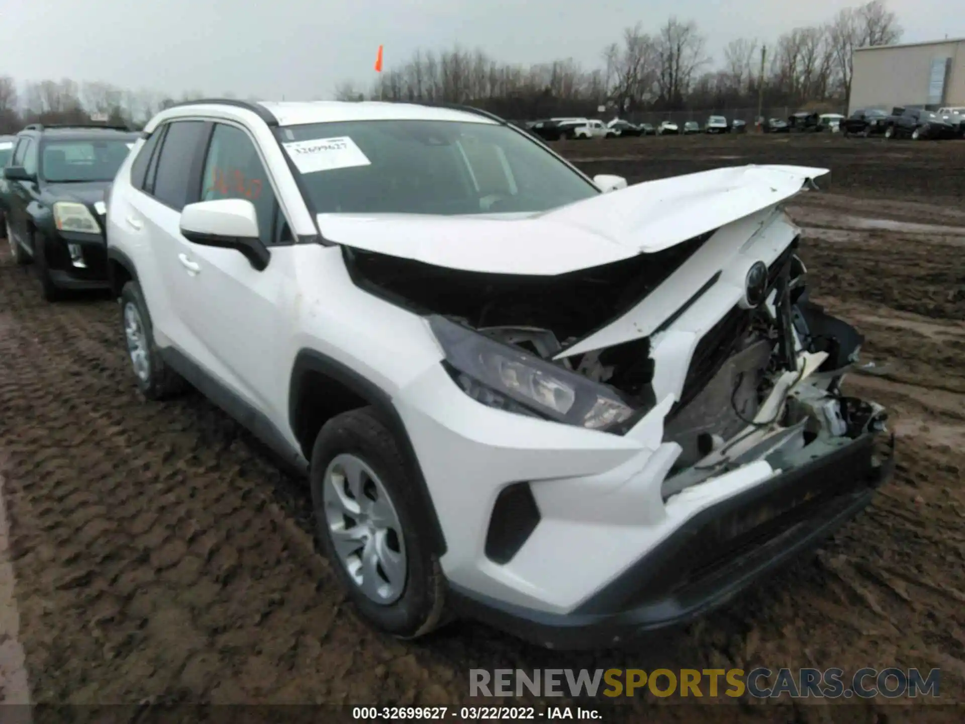 1 Photograph of a damaged car 2T3G1RFV3KC041354 TOYOTA RAV4 2019