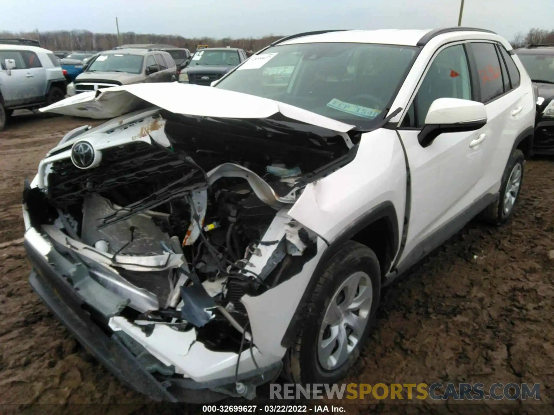 2 Photograph of a damaged car 2T3G1RFV3KC041354 TOYOTA RAV4 2019