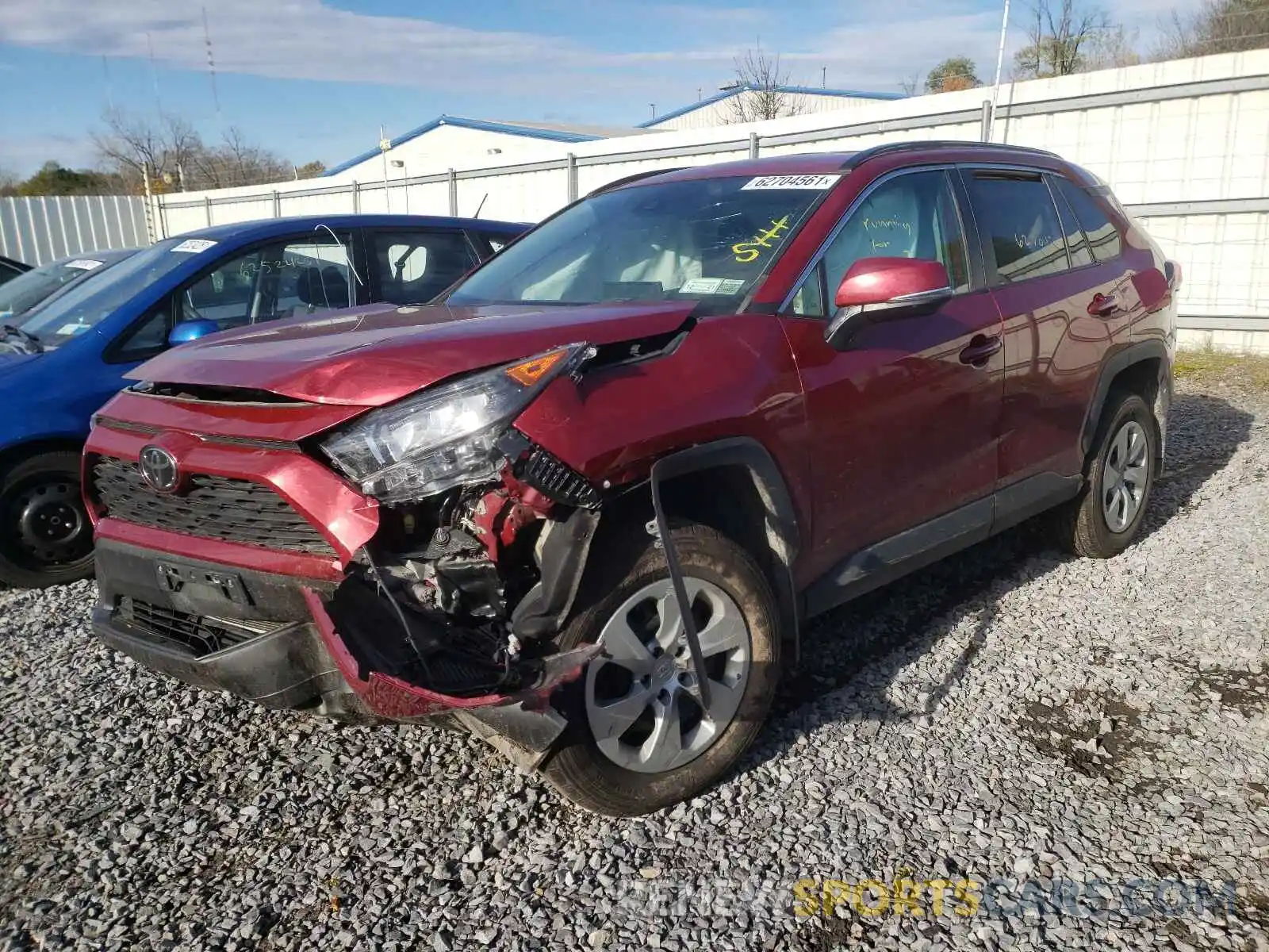 2 Photograph of a damaged car 2T3G1RFV3KC042147 TOYOTA RAV4 2019