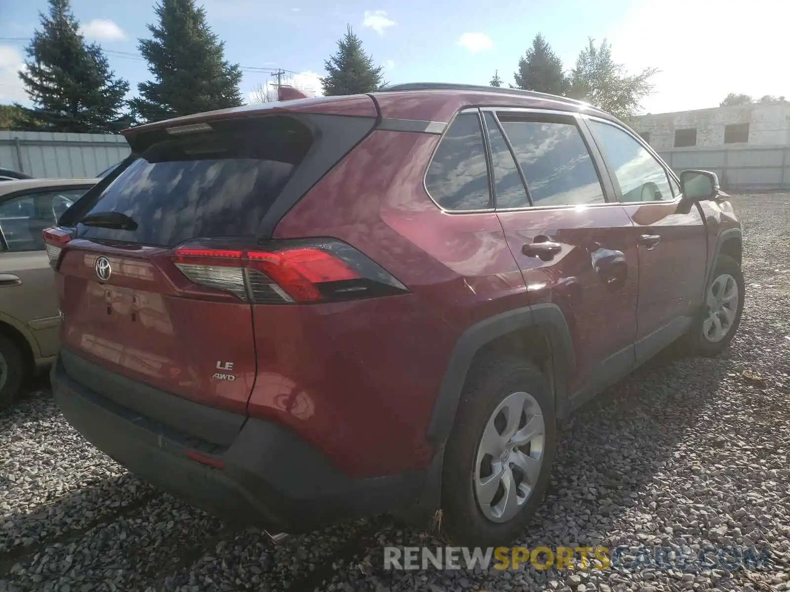 4 Photograph of a damaged car 2T3G1RFV3KC042147 TOYOTA RAV4 2019