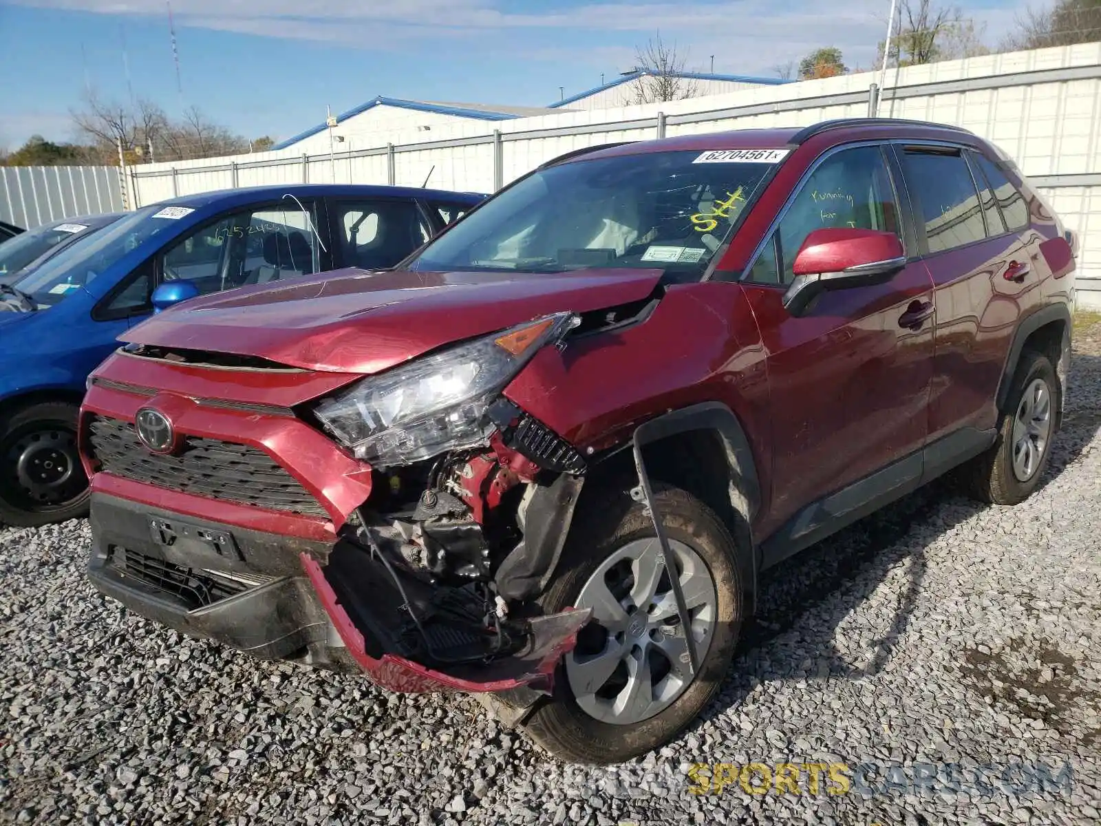 9 Photograph of a damaged car 2T3G1RFV3KC042147 TOYOTA RAV4 2019