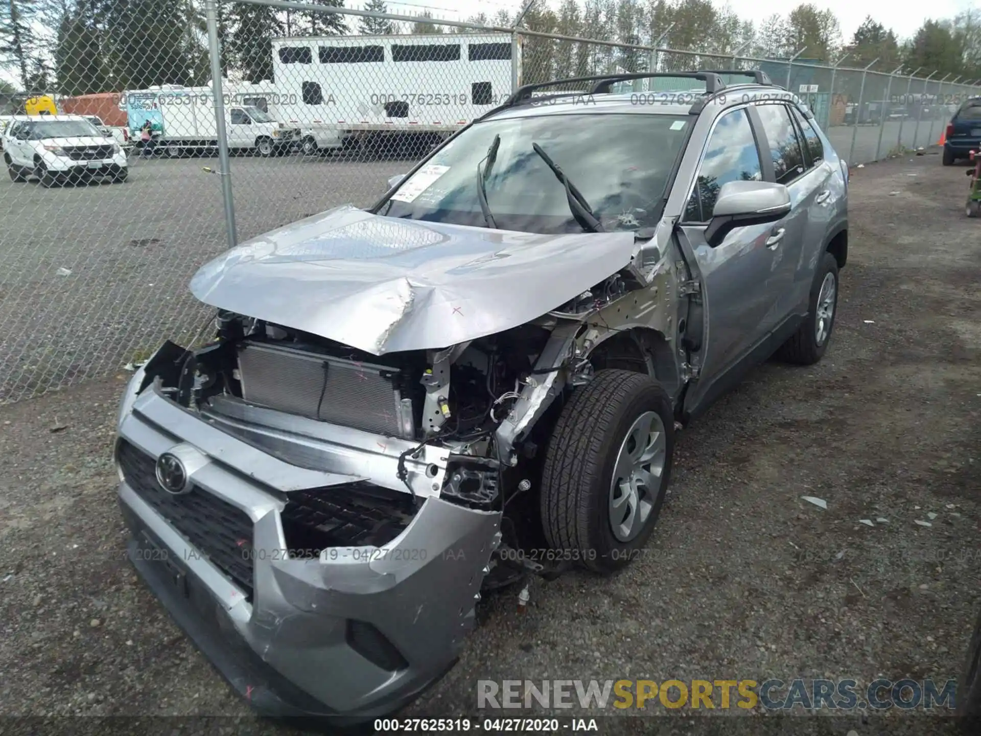 2 Photograph of a damaged car 2T3G1RFV3KC051317 TOYOTA RAV4 2019