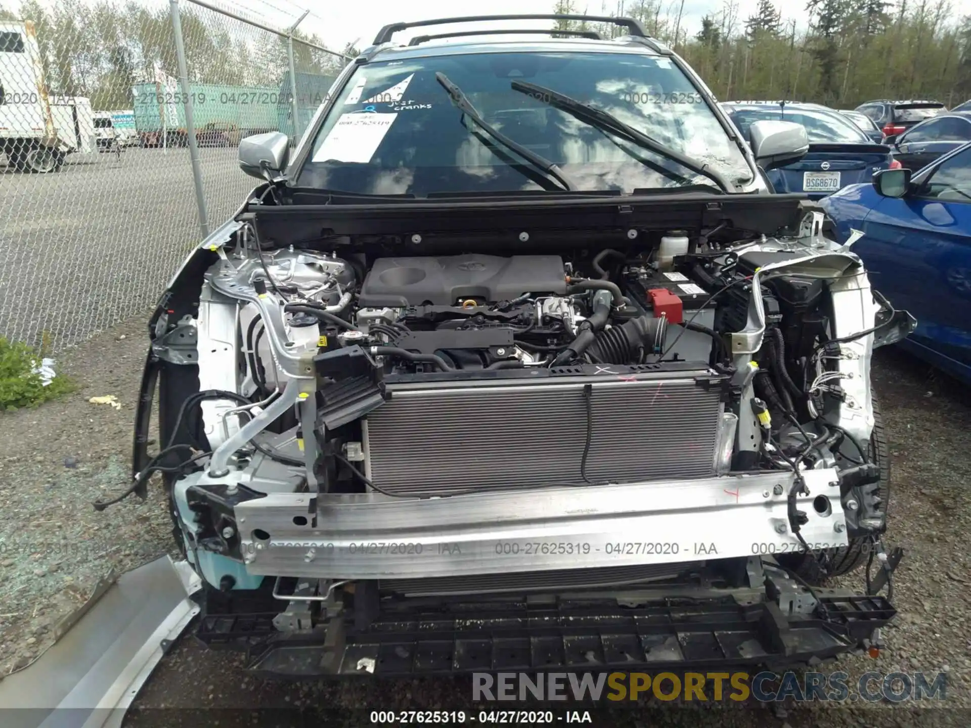 6 Photograph of a damaged car 2T3G1RFV3KC051317 TOYOTA RAV4 2019