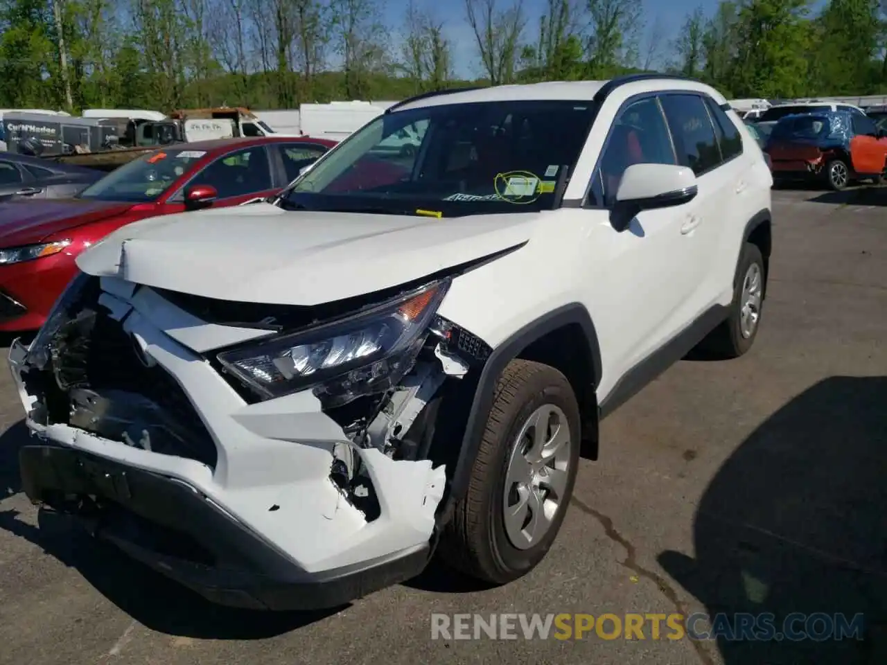 2 Photograph of a damaged car 2T3G1RFV3KC056520 TOYOTA RAV4 2019