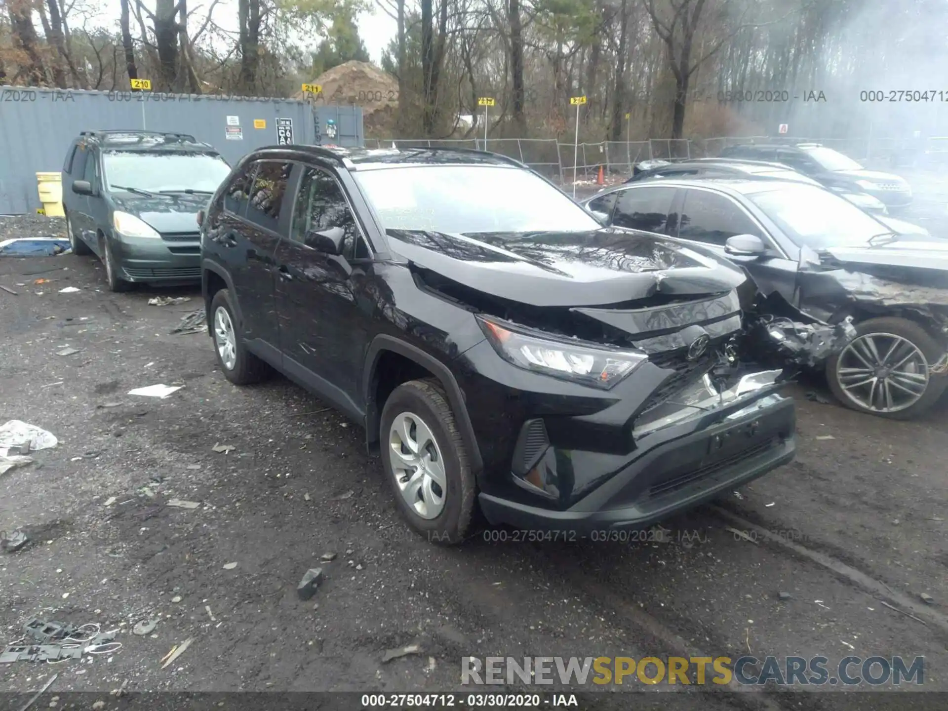 1 Photograph of a damaged car 2T3G1RFV3KW024407 TOYOTA RAV4 2019