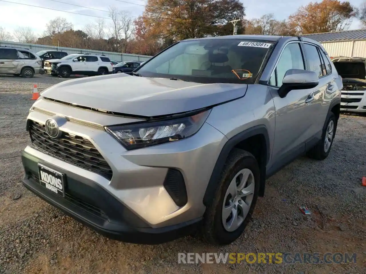 2 Photograph of a damaged car 2T3G1RFV3KW025153 TOYOTA RAV4 2019