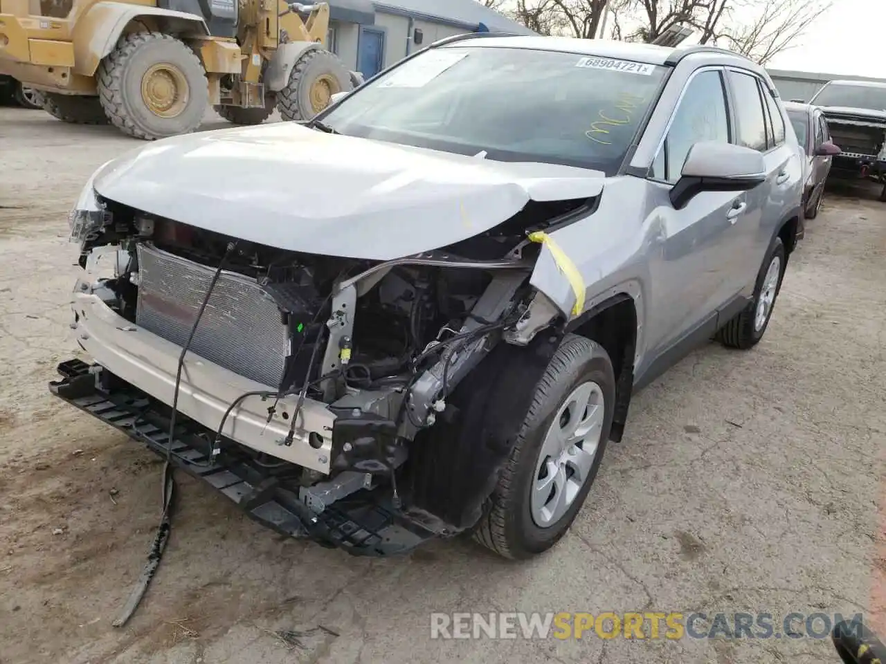 2 Photograph of a damaged car 2T3G1RFV3KW042163 TOYOTA RAV4 2019